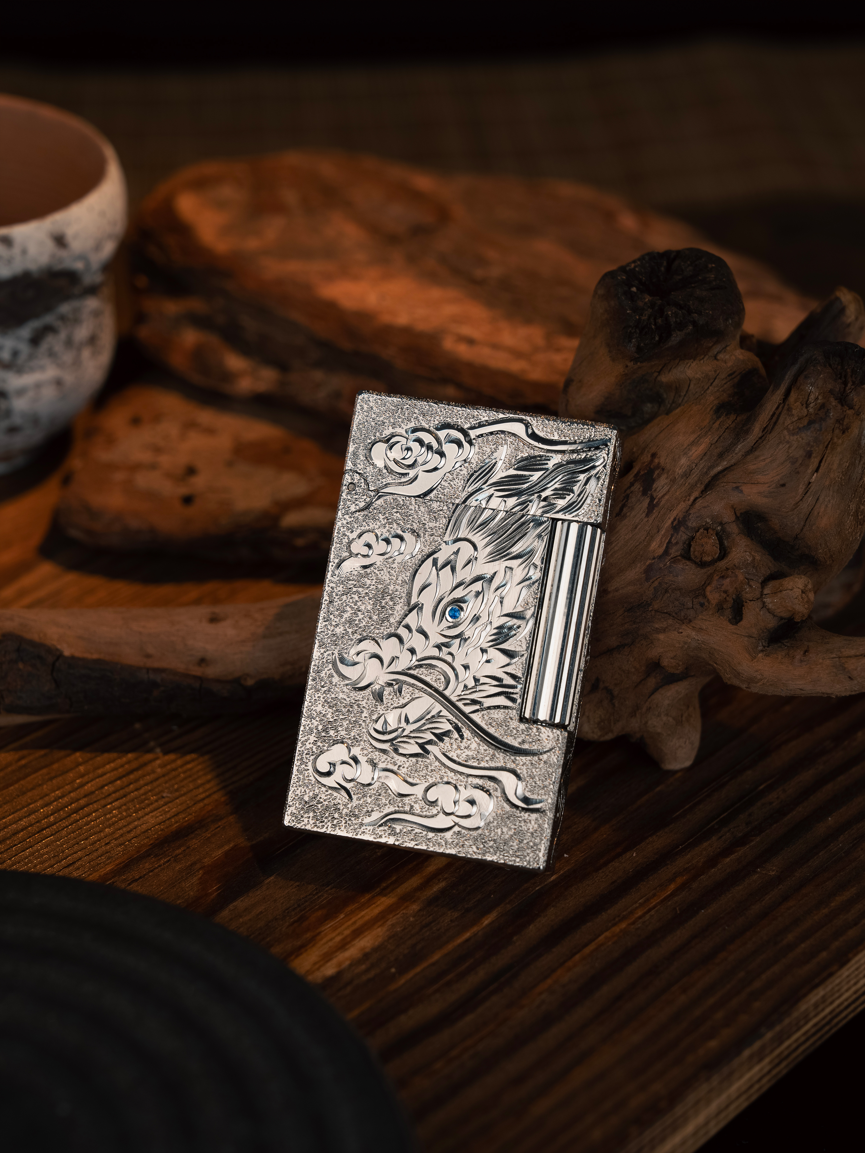 BUNCH "SPIRITUAL DRAGON" | Full Hand-Engraved Masterpiece | Borderless Inlay & Solid Brass Heritage