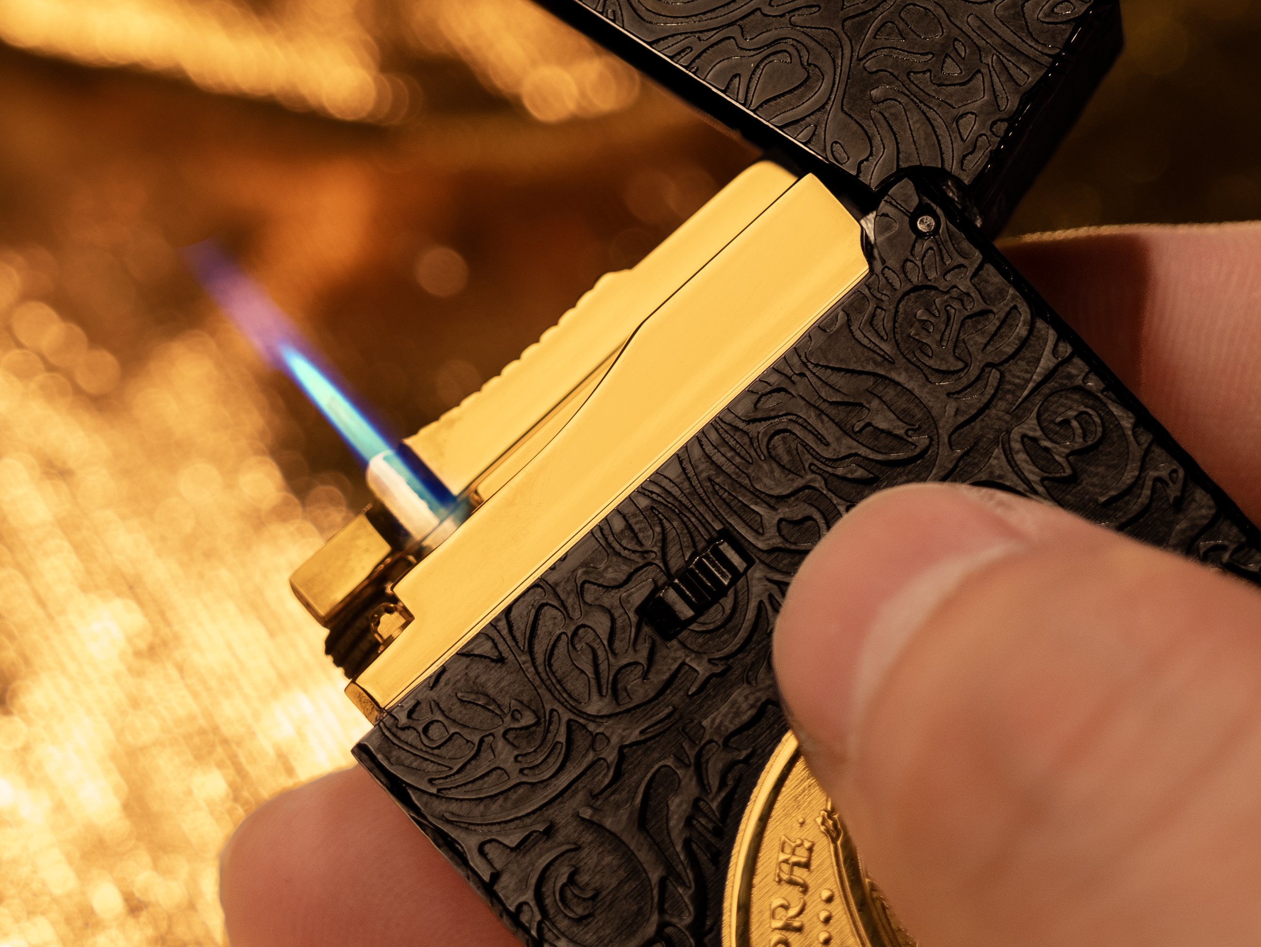 BUNCH "CONSTANTINE" | Quad-Side Precision Deep Engraving | Iconic Resonant "Ping" | Solid Integrated Brass Core