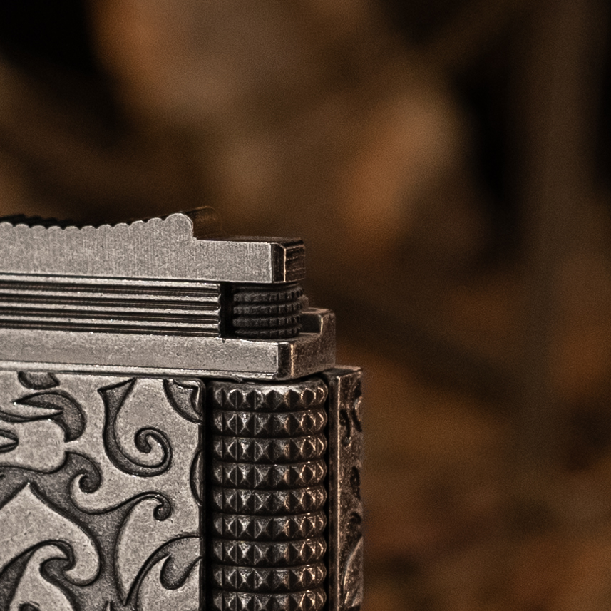 BUNCH "FLOATING CLOUDS" | Five-Side Precision Deep Engraving | 360° Seamless Design | Solid Integrated Brass Core