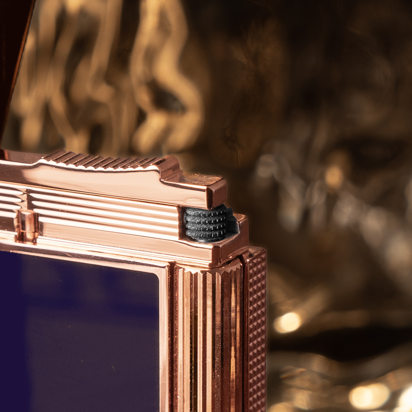 BUNCH "NAVIGATOR" | Translucent Sapphire Lacquer Finish | Iconic Resonant "Ping" | Solid Integrated Brass Core