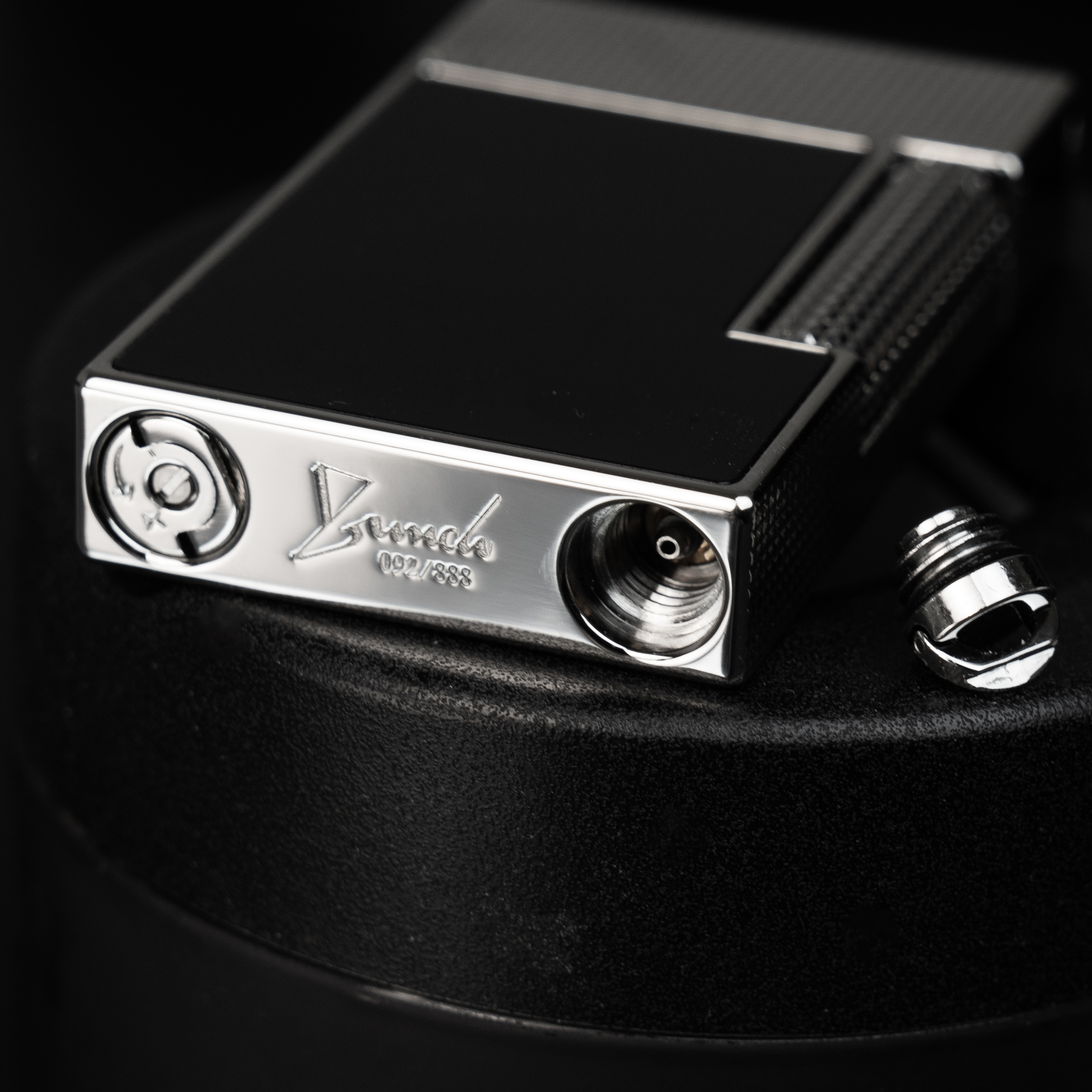 BUNCH "MEN IN BLACK" | High-Temp Midnight Electroplating | Iconic Resonant "Ping" | Solid Integrated Brass Core