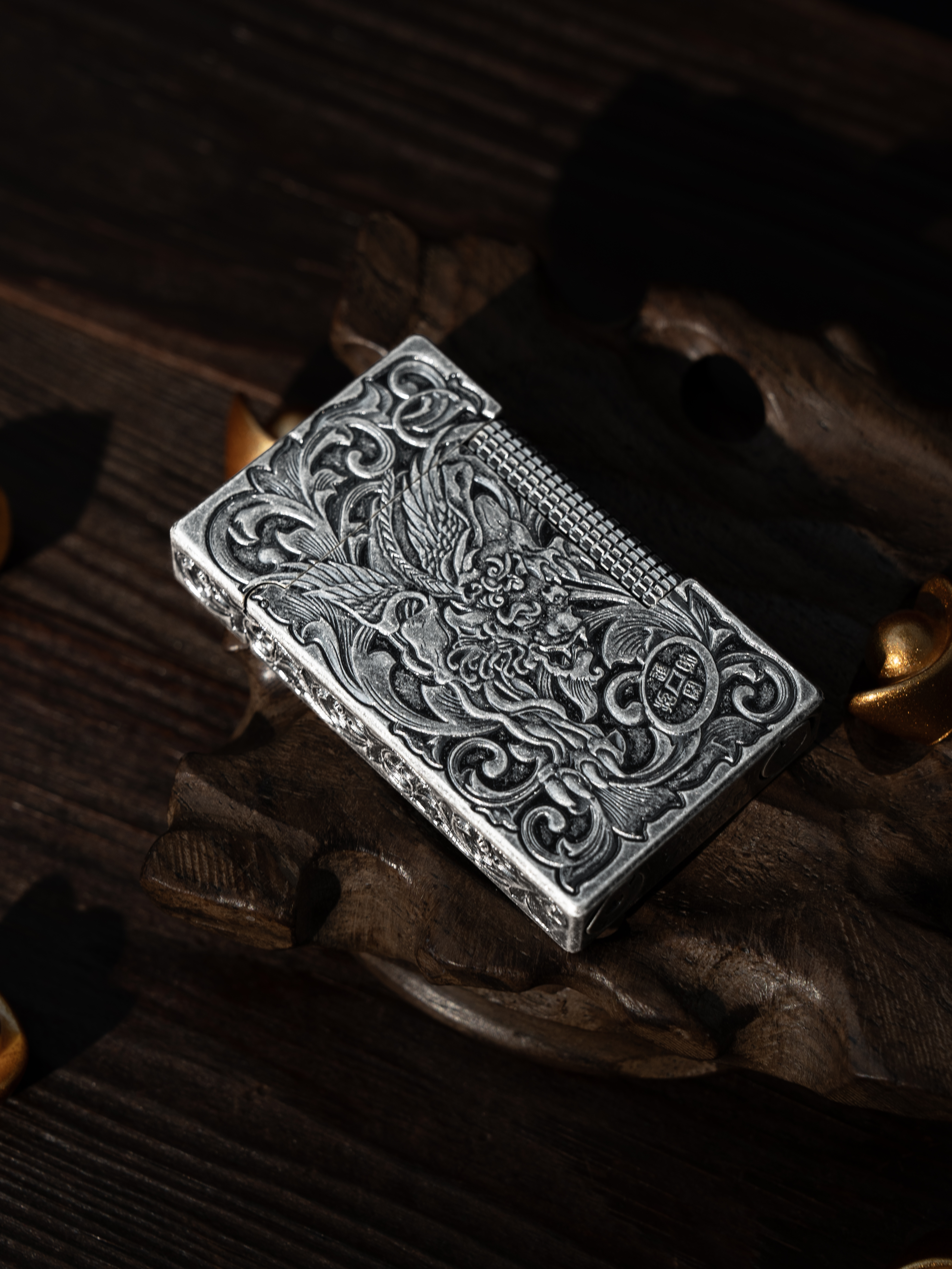 BUNCH "PIXIU" | 3D High-Relief Sculpted Masterpiece | Integrated Brass Wealth-Drawing Lighter
