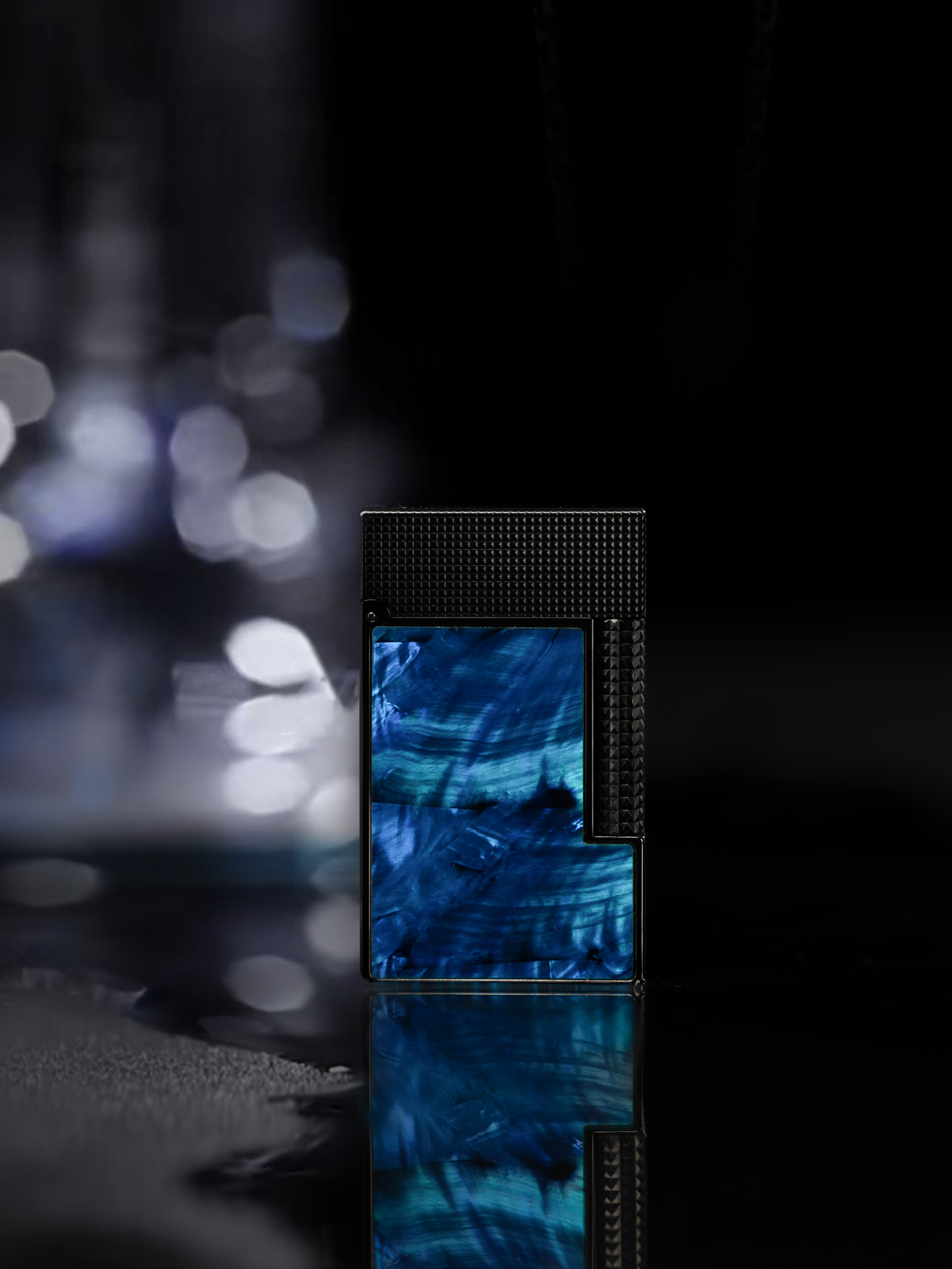 BUNCH "BLUE TEARS" | Mystic Raden Mother of Pearl Inlay | Iconic Resonant "Ping" | Solid Integrated Brass Core