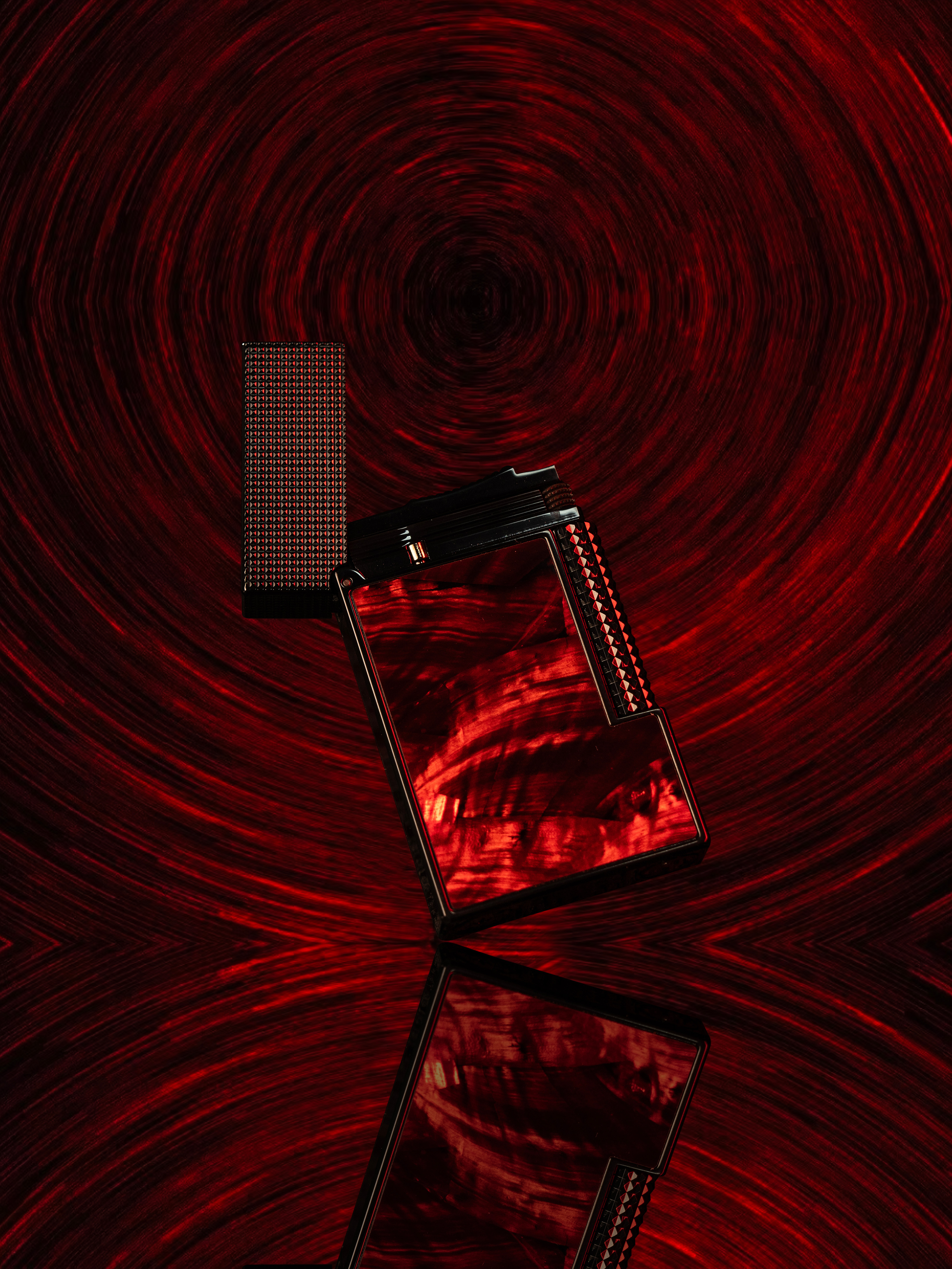 BUNCH "BLOOD MOON" | Rare Crimson Raden Shell Inlay | Iconic Resonant "Ping" | Solid Integrated Brass Core