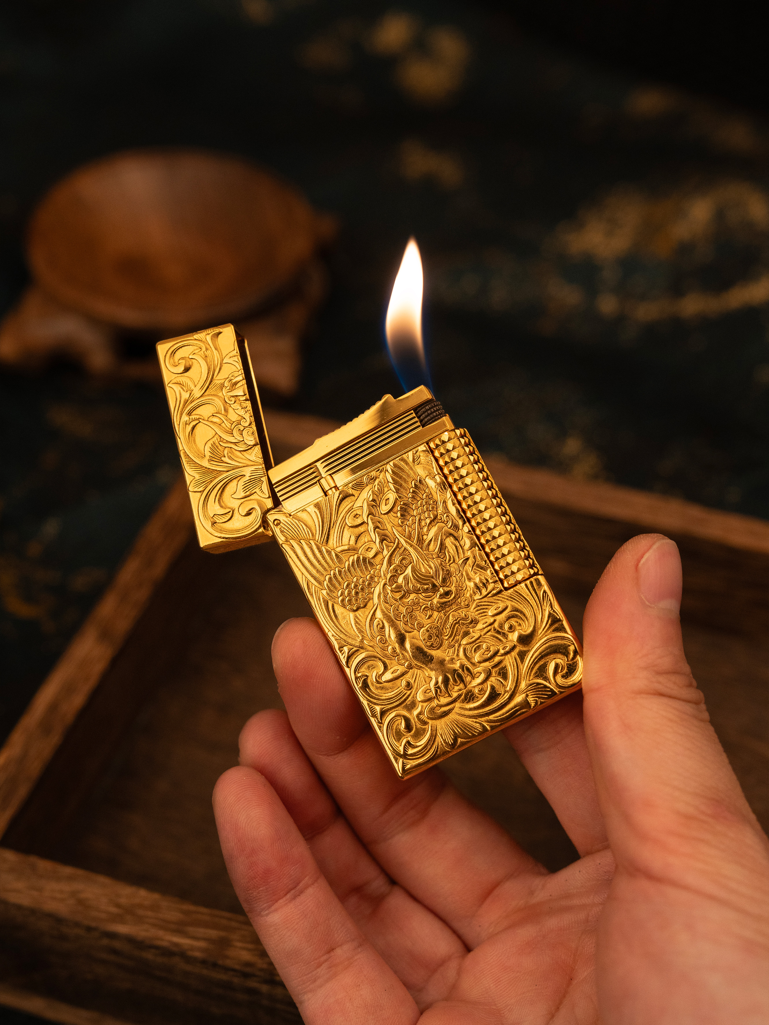 BUNCH "PIXIU" | 3D High-Definition Brass Relief | The Guardian of Fortune | Solid Integrated Brass Core