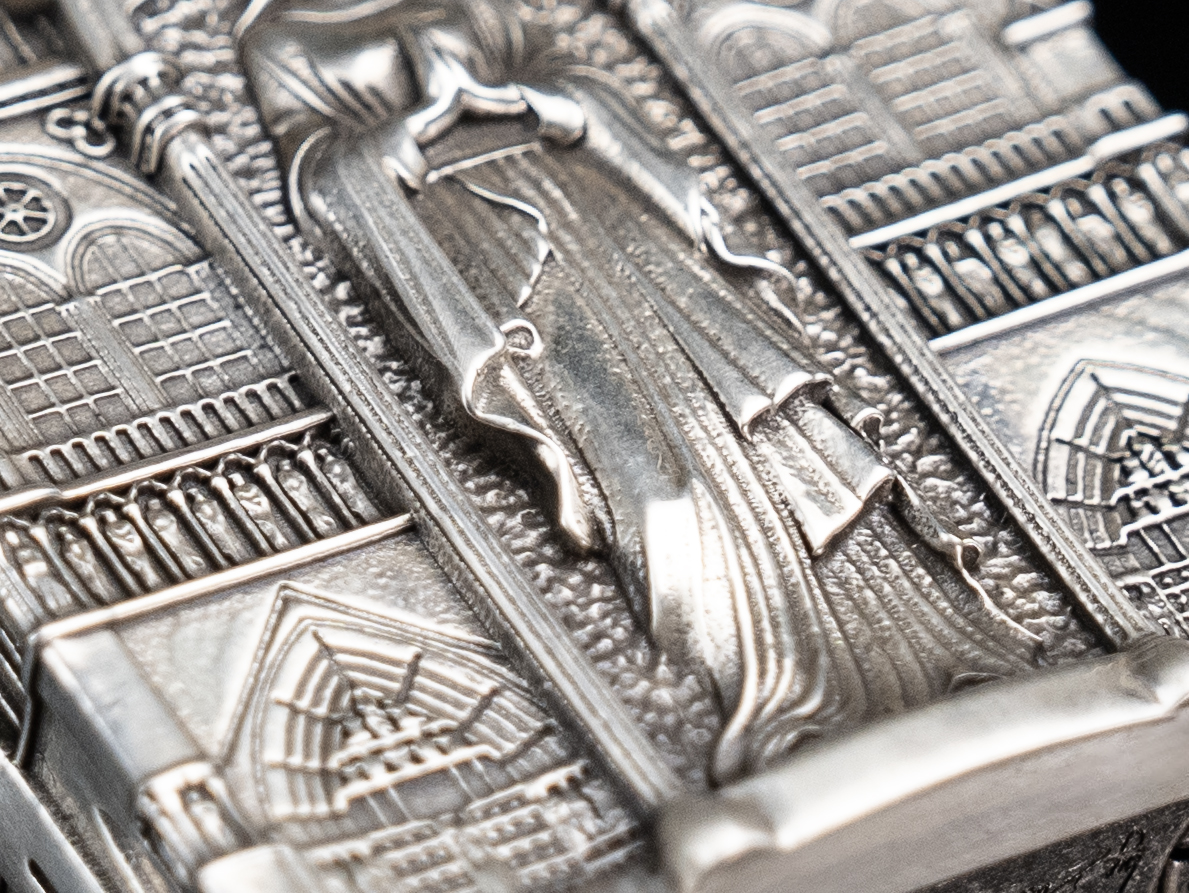 BUNCH "SANCTUM - PRAYER" | S925 Sterling Silver Gothic Lighter & Angelic Base Set | Luxury Handmade Collectible