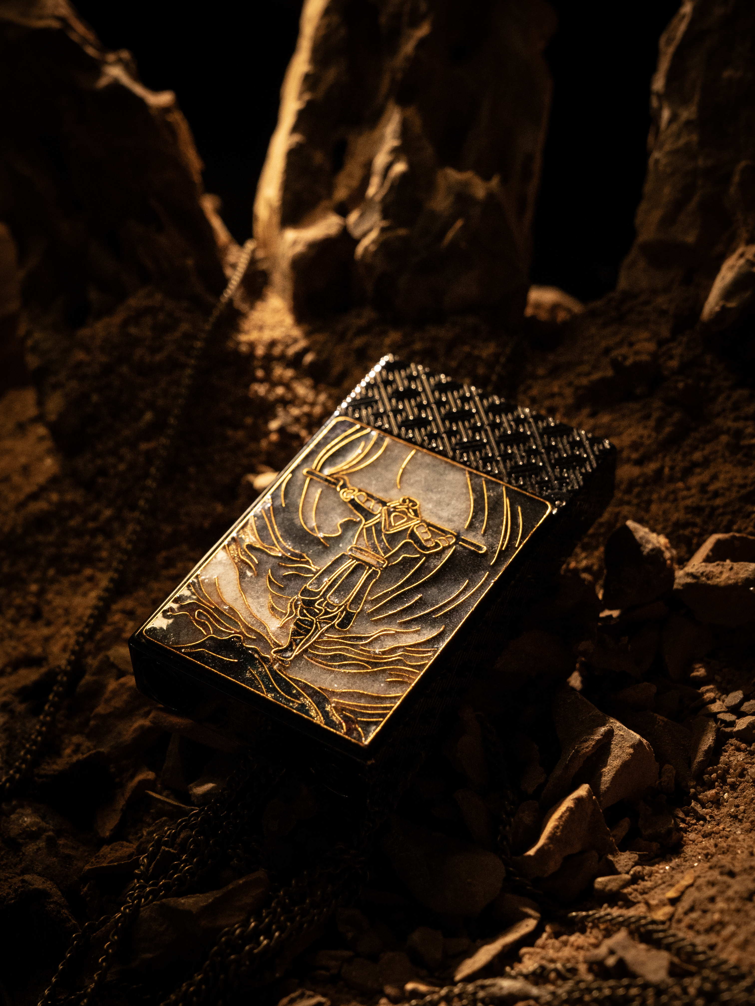 BUNCH "THE BITTER SEA" | Luminous Cloisonné Enamel Fine Art Lighter
