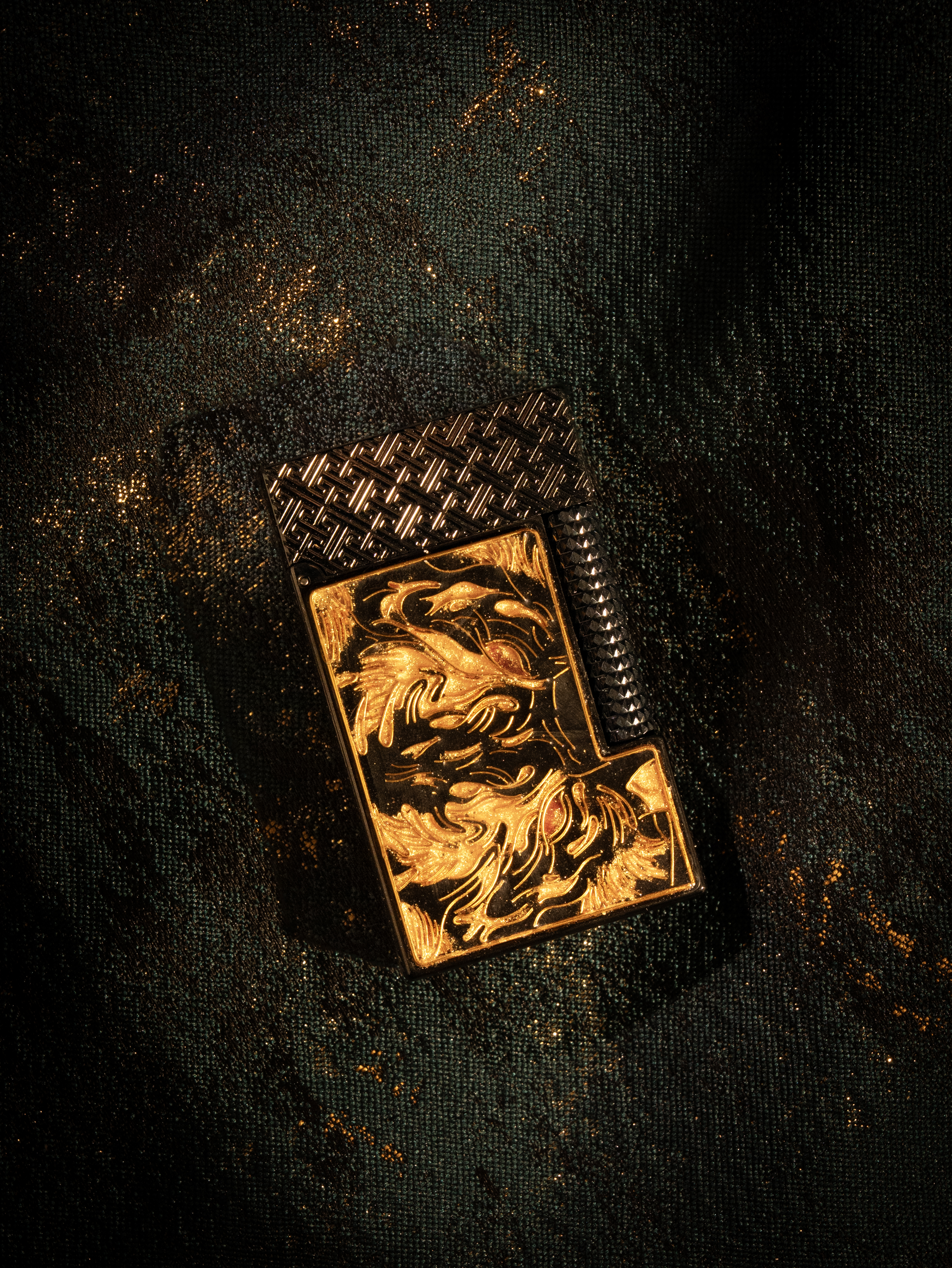 BUNCH "EYE OF THE TIGER" | Artisan Cloisonné Enamel | Iconic Resonant "Ping" | Solid Integrated Brass Core