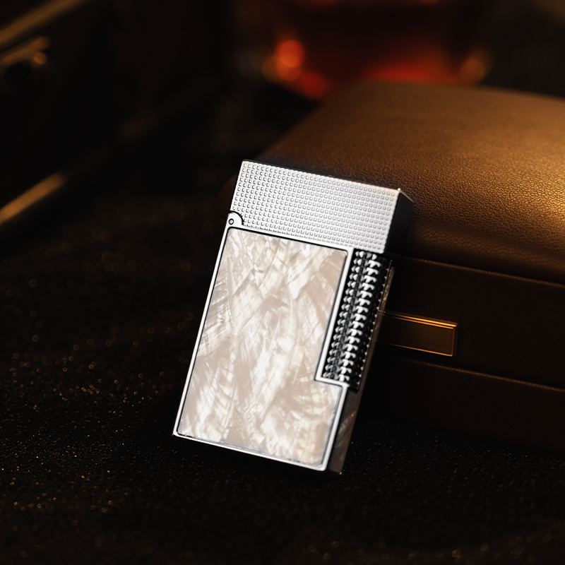 BUNCH "WHITE MOONLIGHT" | Genuine Raden Mother of Pearl Inlay | Iconic Resonant "Ping" | Solid Integrated Brass Core