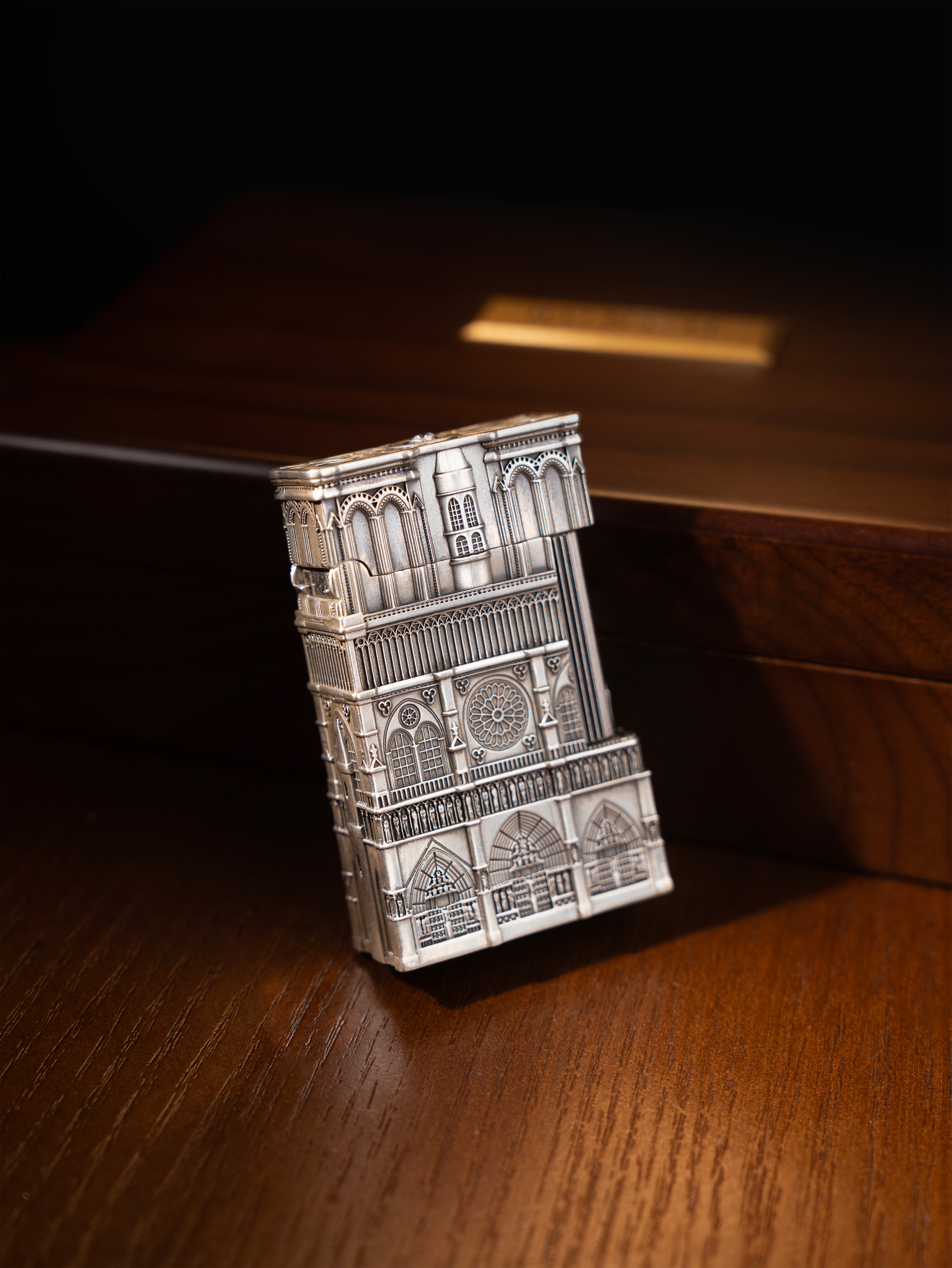 BUNCH "SANCTUM - PRAYER" | S925 Sterling Silver Gothic Lighter & Angelic Base Set | Luxury Handmade Collectible