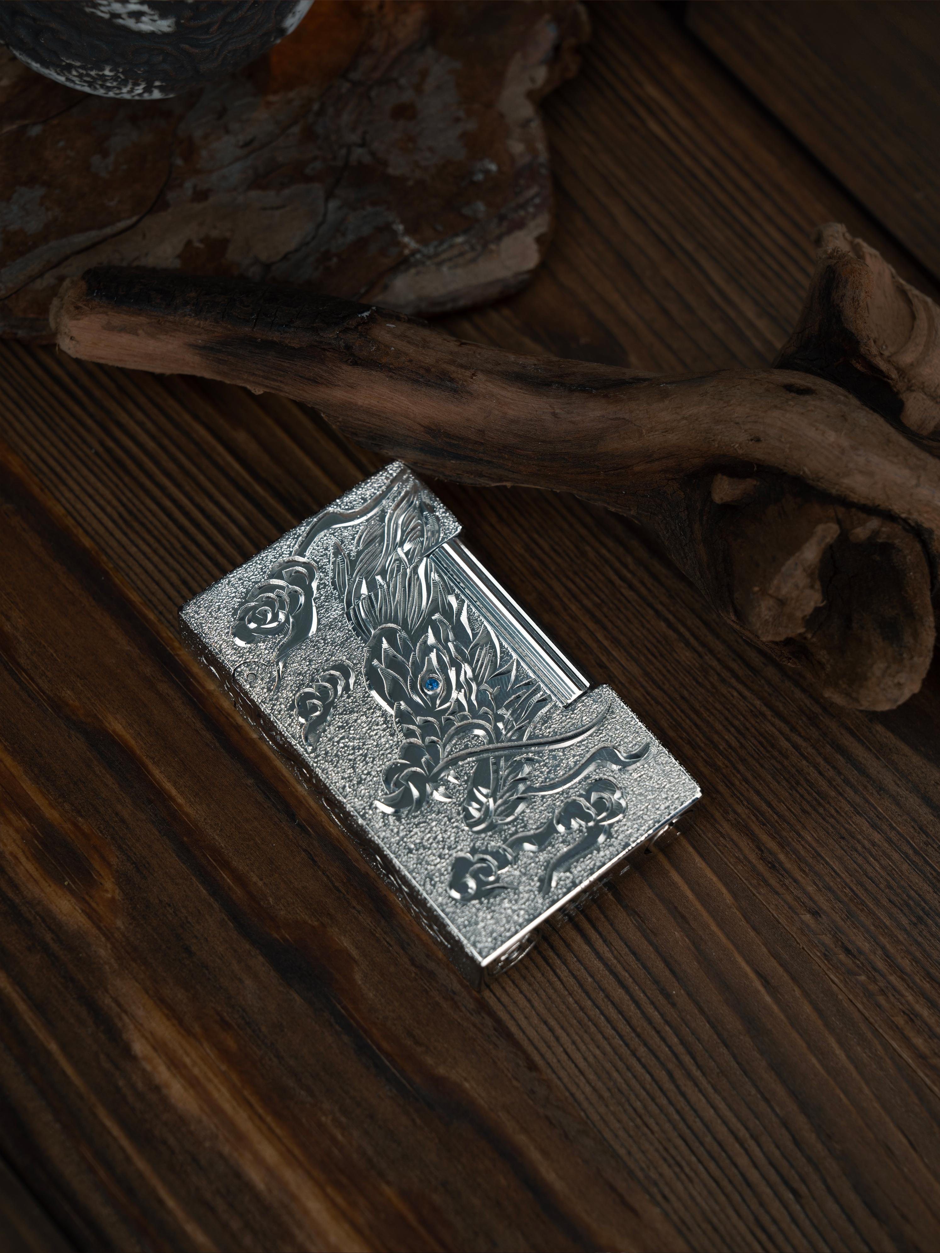 BUNCH "SPIRITUAL DRAGON" | Full Hand-Engraved Masterpiece | Borderless Inlay & Solid Brass Heritage