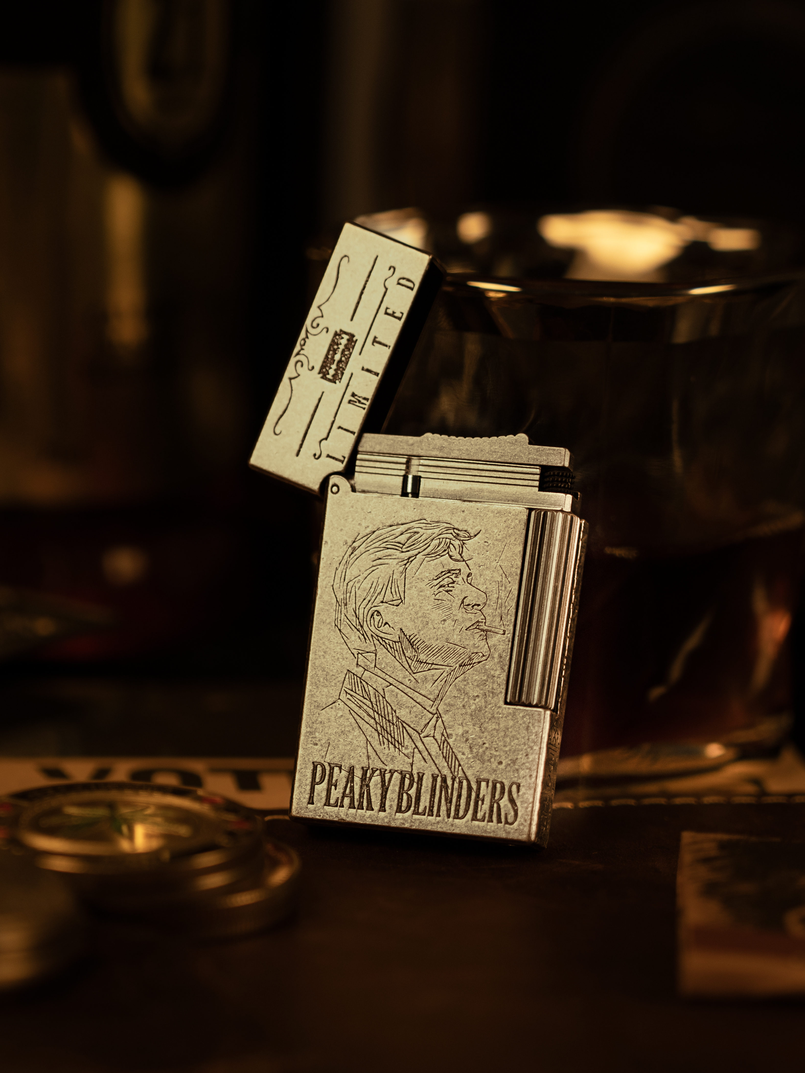 BUNCH "THE SHELBY" | 5-Sided Deep Precision Engraving | Peaky Blinders Tribute Edition