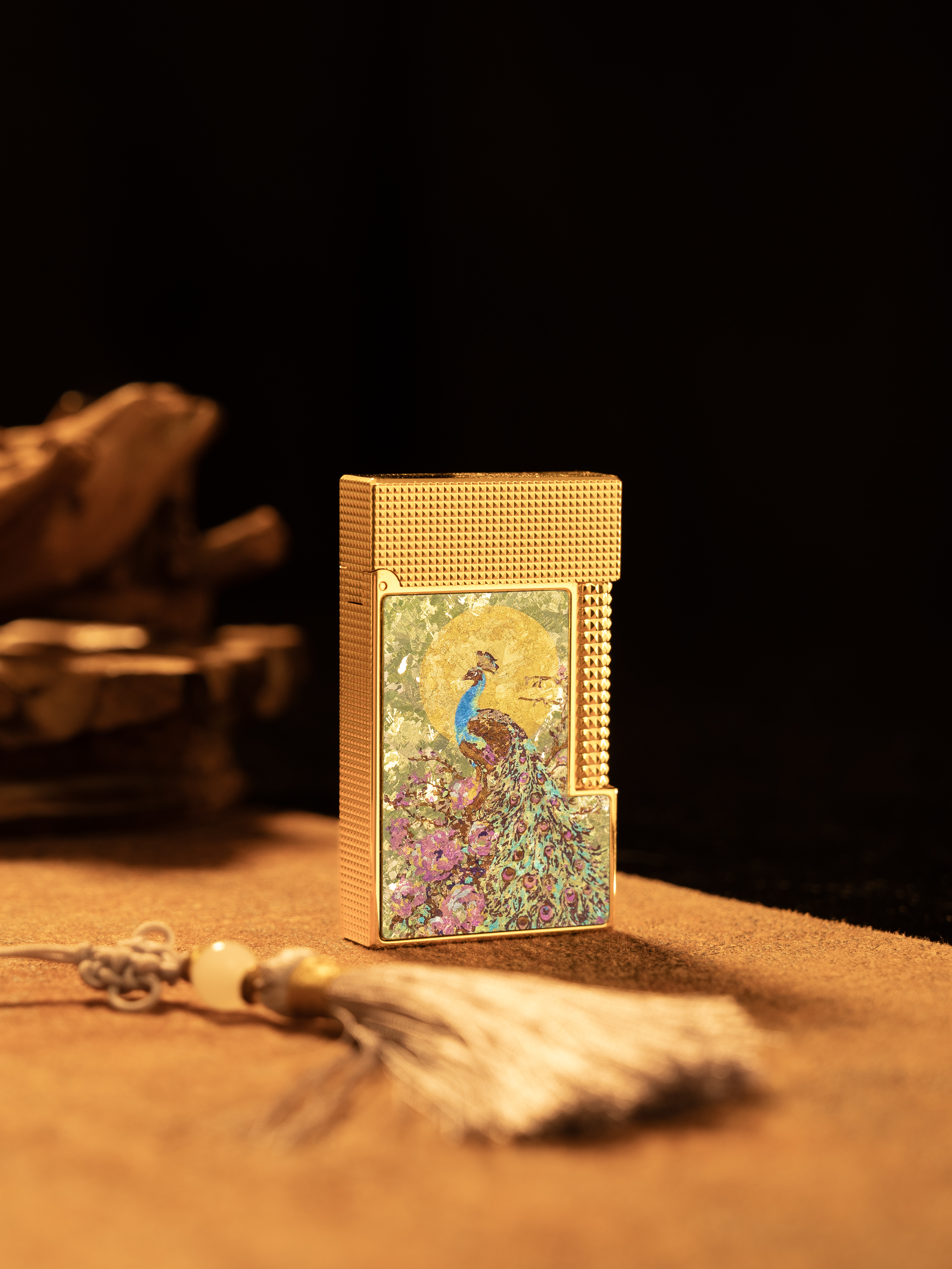 BUNCH "GOLDEN PLUME" | Artisan Titanium Inlay | Iconic Resonant "Ping" | Solid Integrated Brass Core