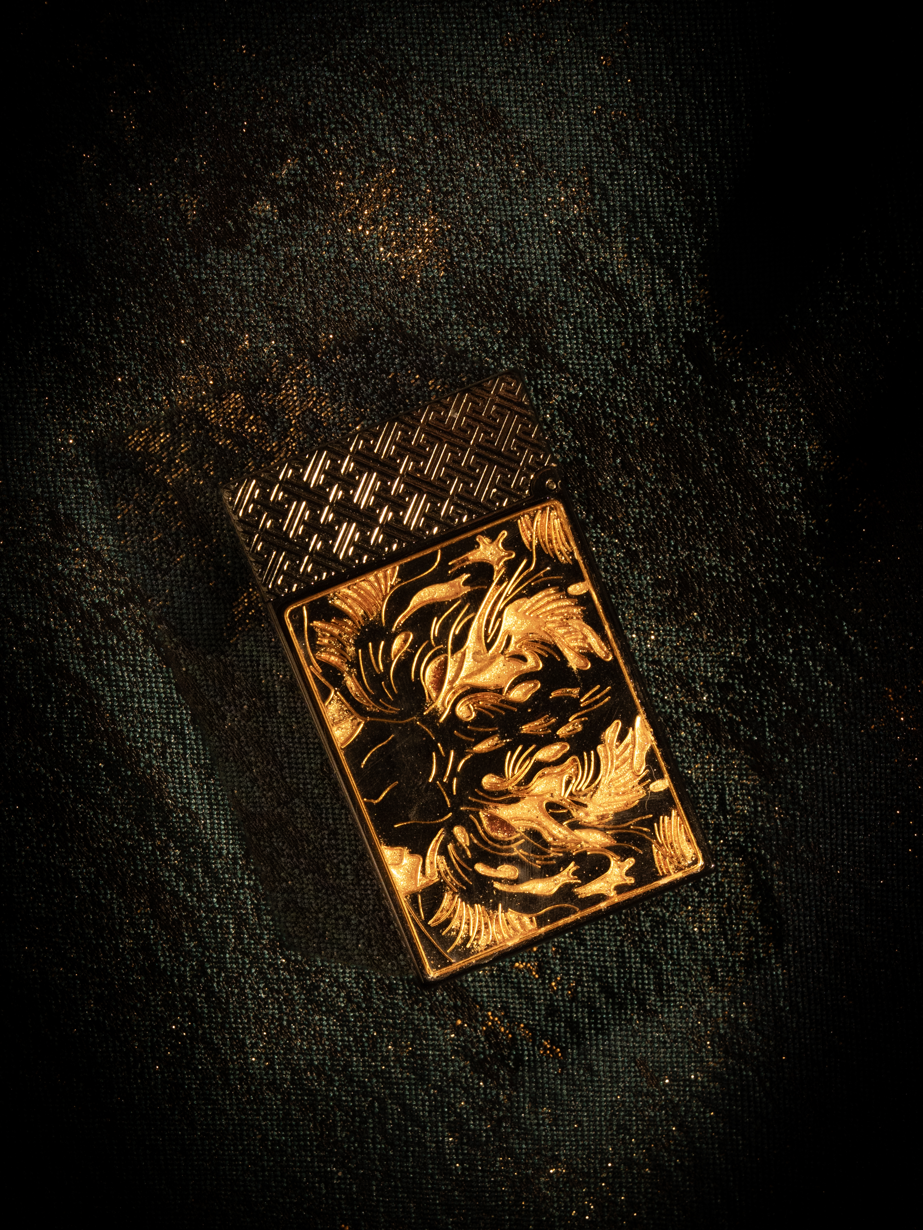 BUNCH "EYE OF THE TIGER" | Artisan Cloisonné Enamel | Iconic Resonant "Ping" | Solid Integrated Brass Core