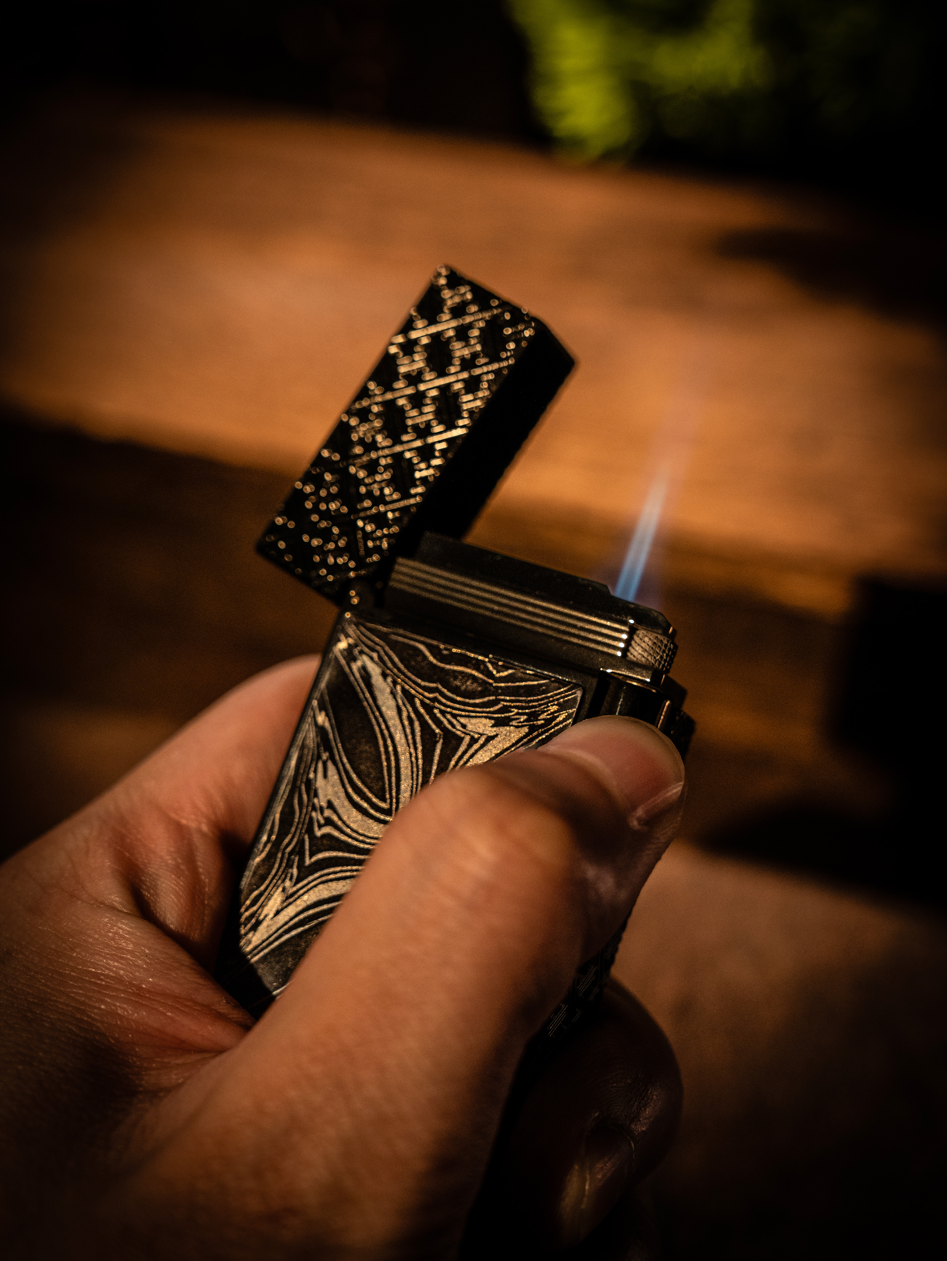 BUNCH "IRON CROSS" | Hand-Forged Damascus Steel