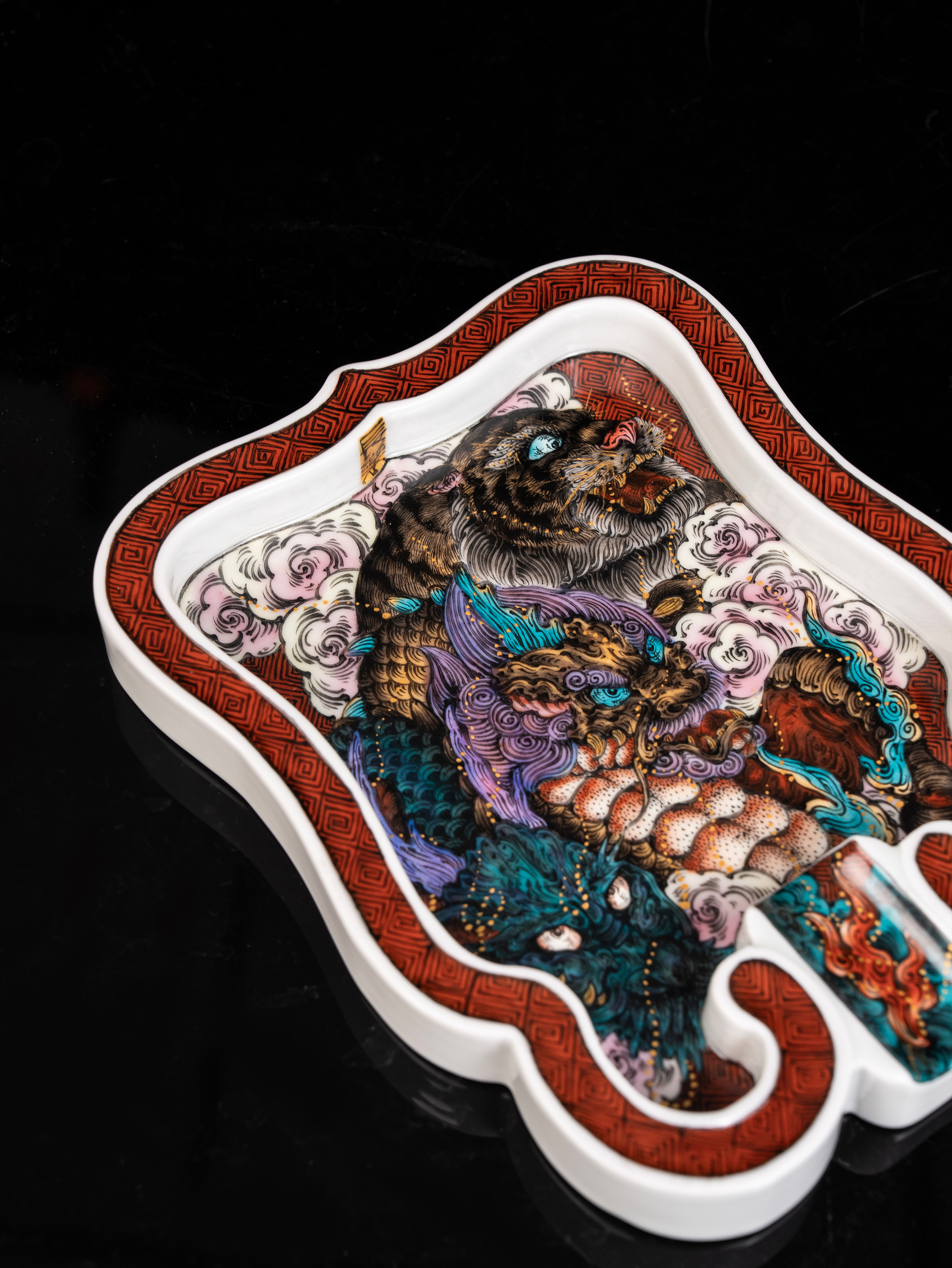 BUNCH "TRI-SPIRIT" | Artisan Heavy Color Heritage Cigar Tray