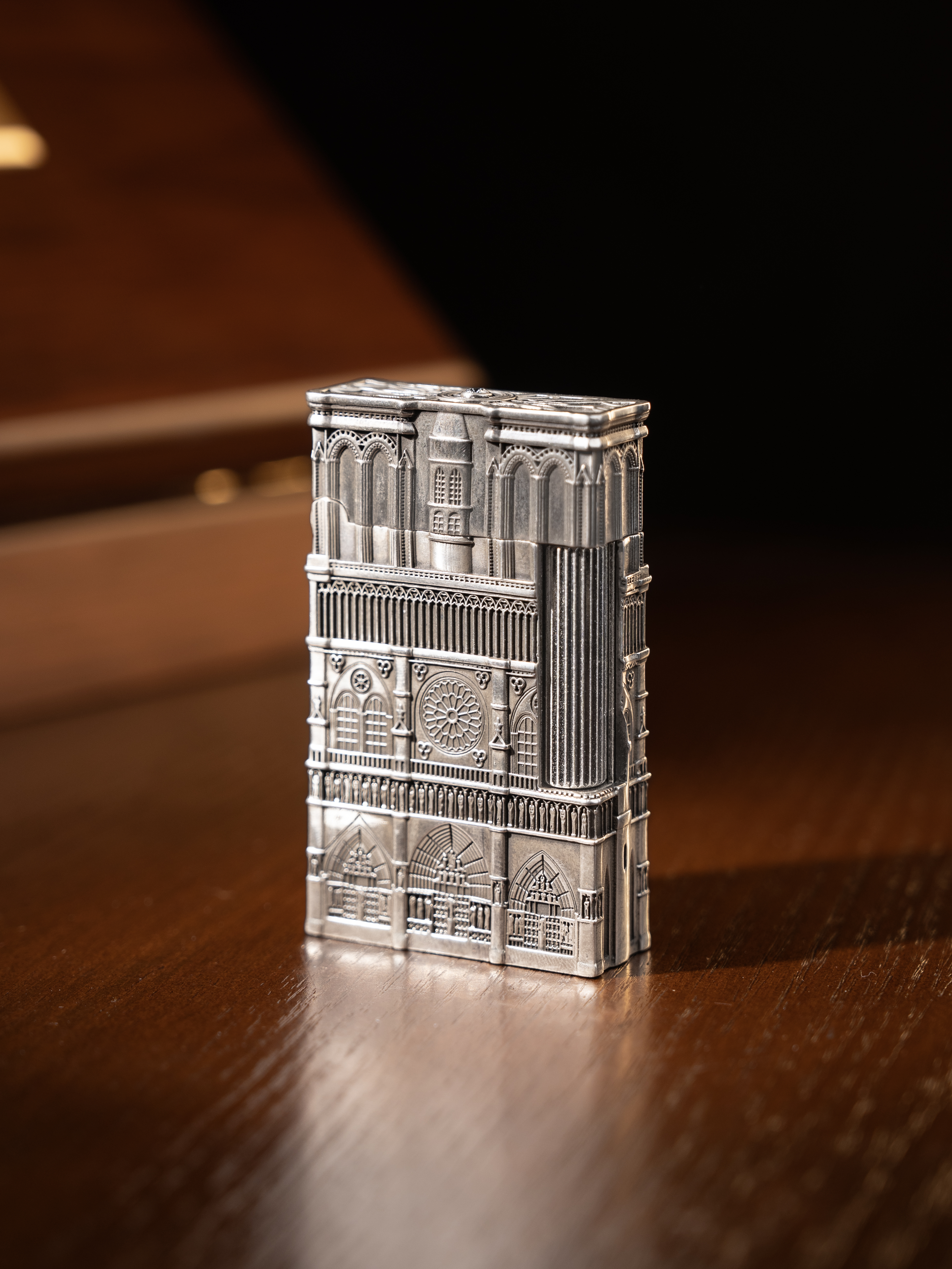 BUNCH "SANCTUM - PRAYER" | S925 Sterling Silver Gothic Lighter & Angelic Base Set | Luxury Handmade Collectible