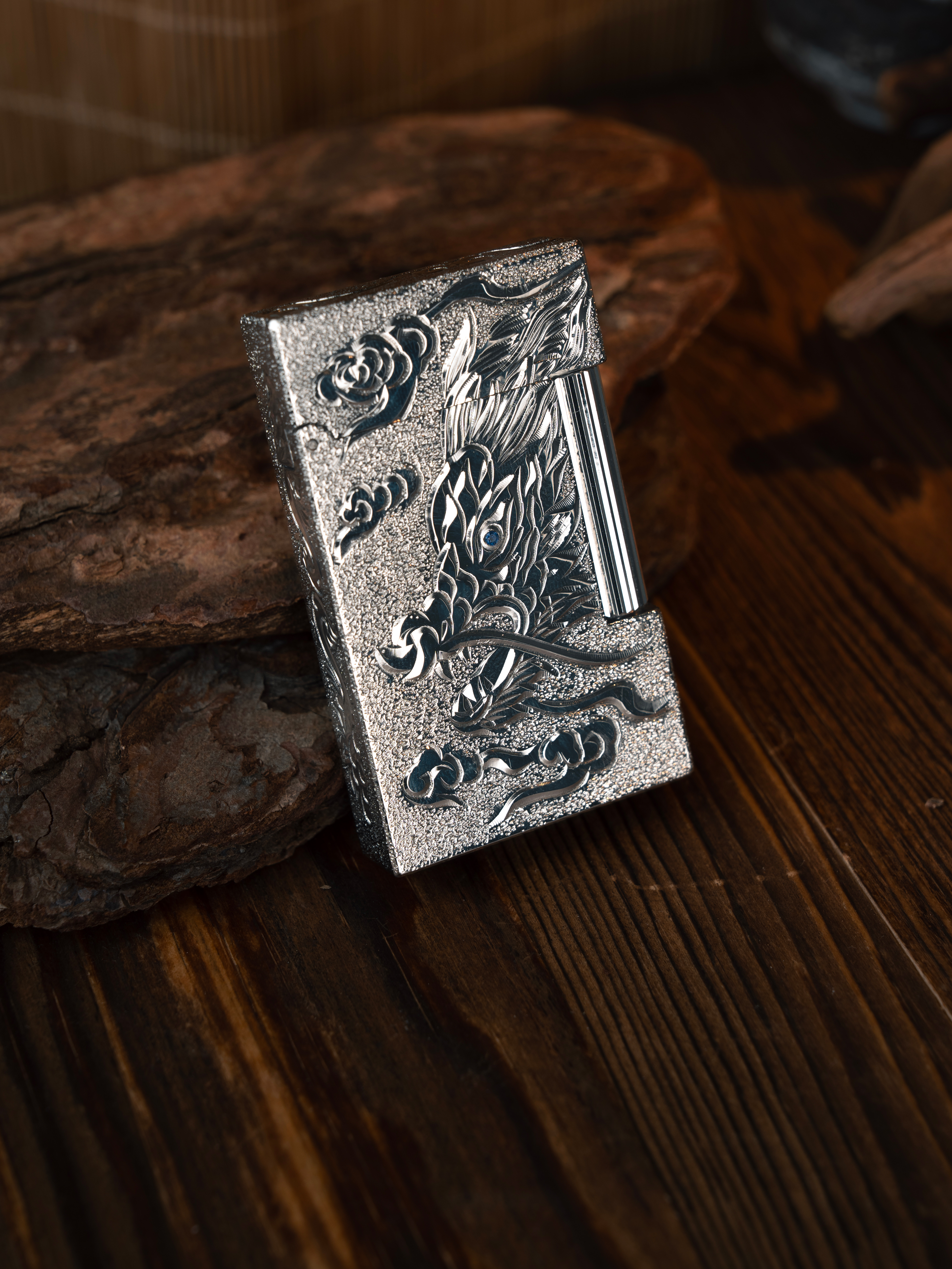 BUNCH "SPIRITUAL DRAGON" | Full Hand-Engraved Masterpiece | Borderless Inlay & Solid Brass Heritage