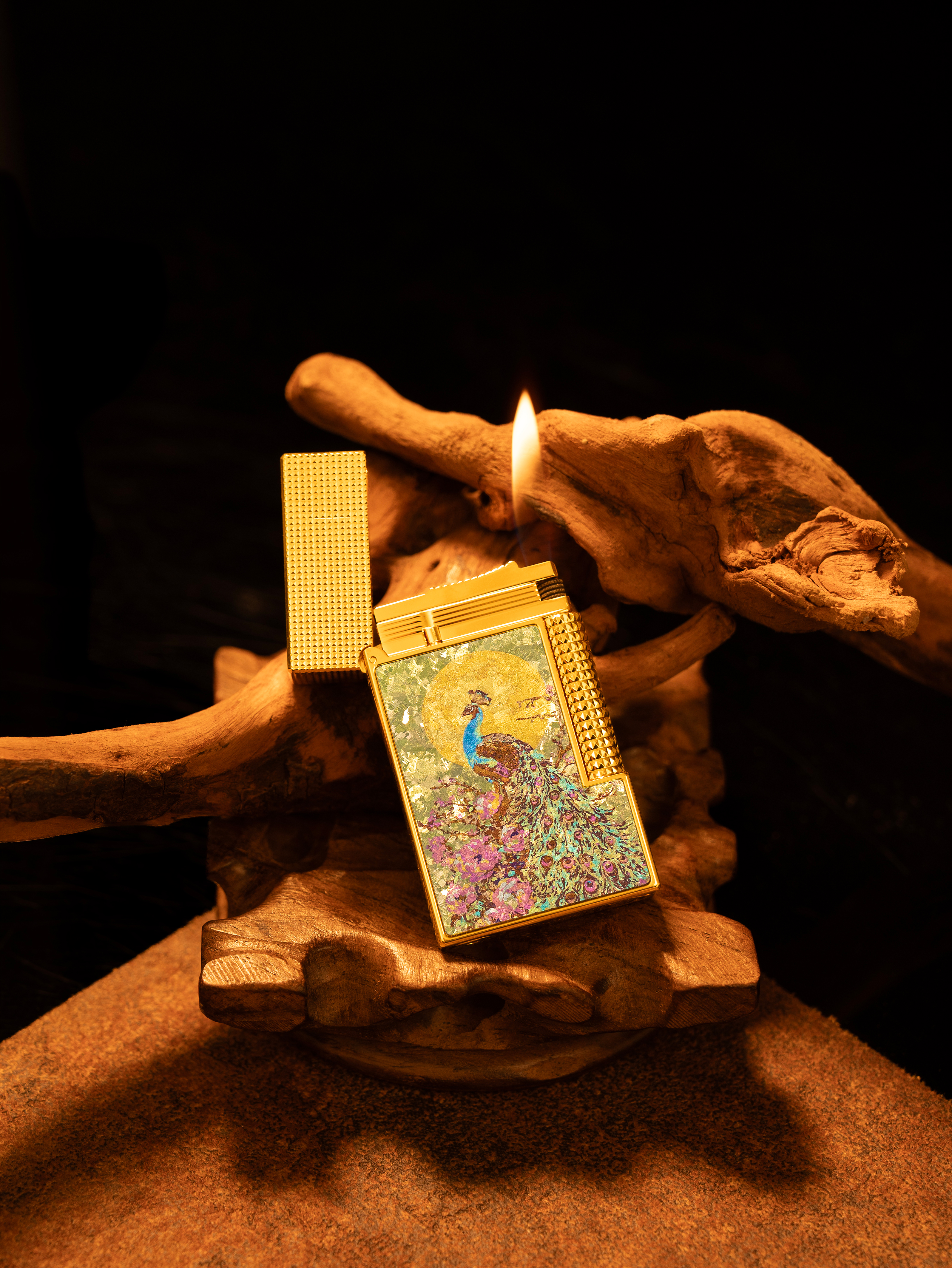 BUNCH "GOLDEN PLUME" | Artisan Titanium Inlay | Iconic Resonant "Ping" | Solid Integrated Brass Core