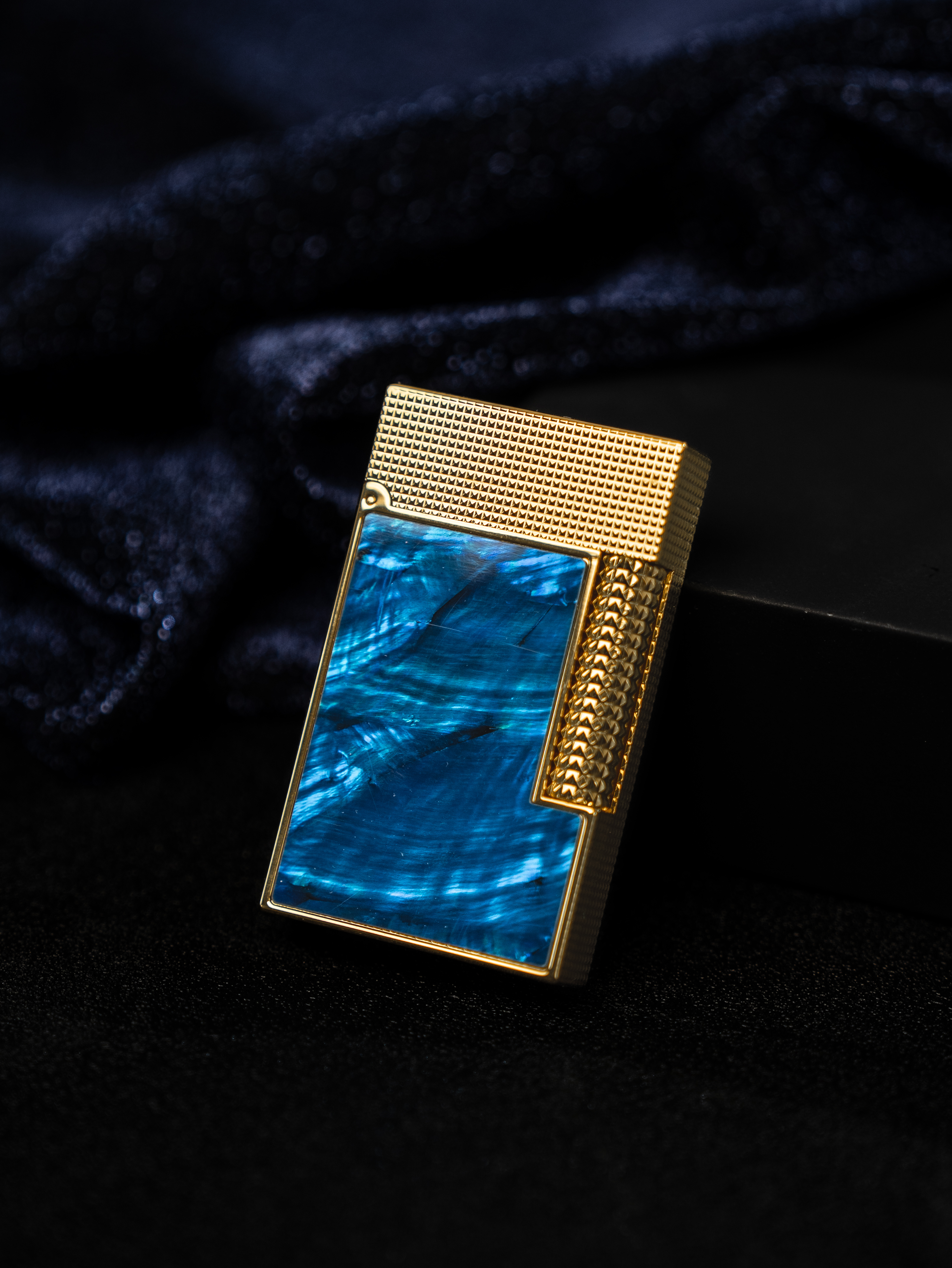 BUNCH "BLUE TEARS" | Mystic Raden Mother of Pearl Inlay | Iconic Resonant "Ping" | Solid Integrated Brass Core