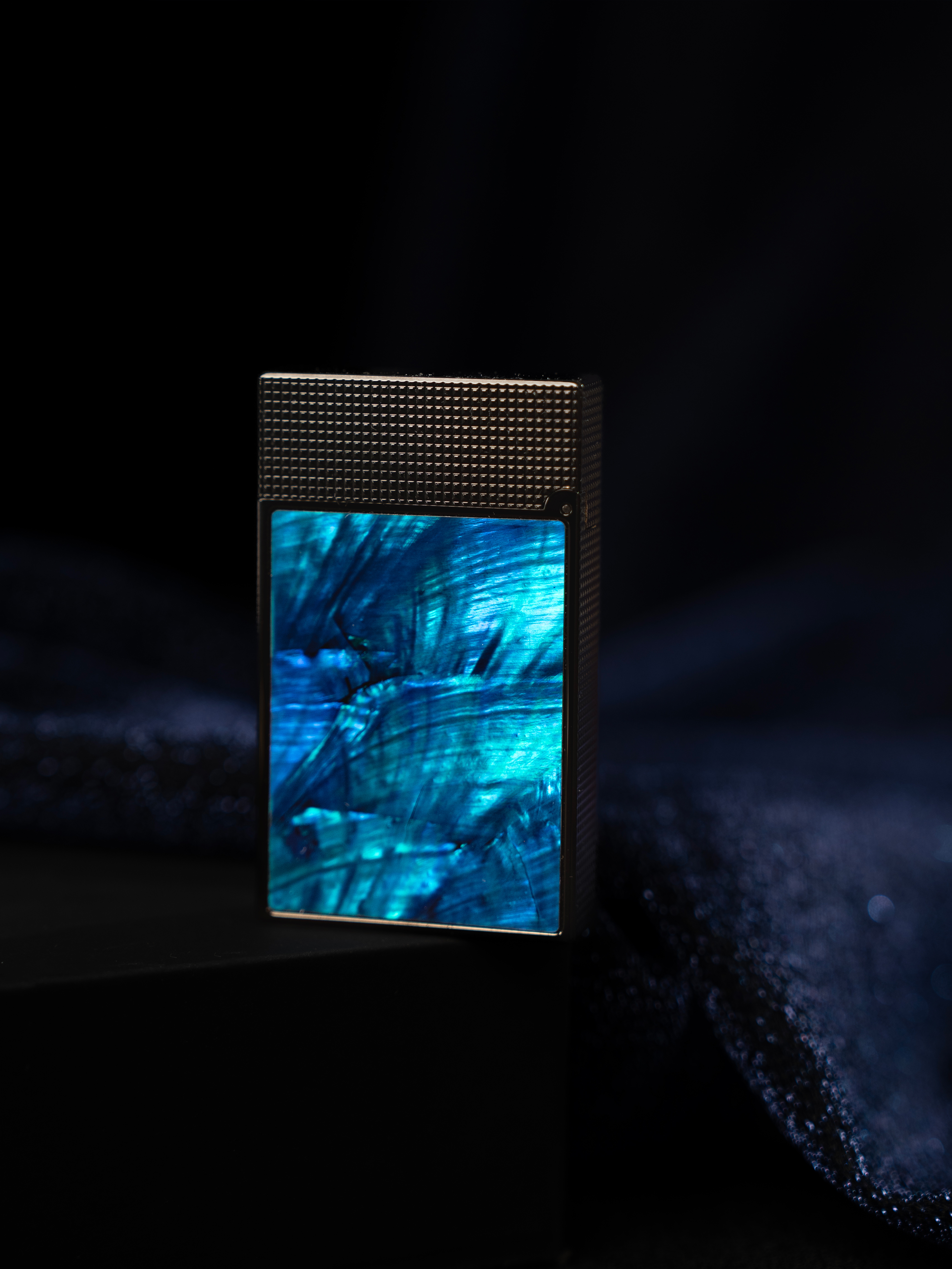 BUNCH "BLUE TEARS" | Mystic Raden Mother of Pearl Inlay | Iconic Resonant "Ping" | Solid Integrated Brass Core