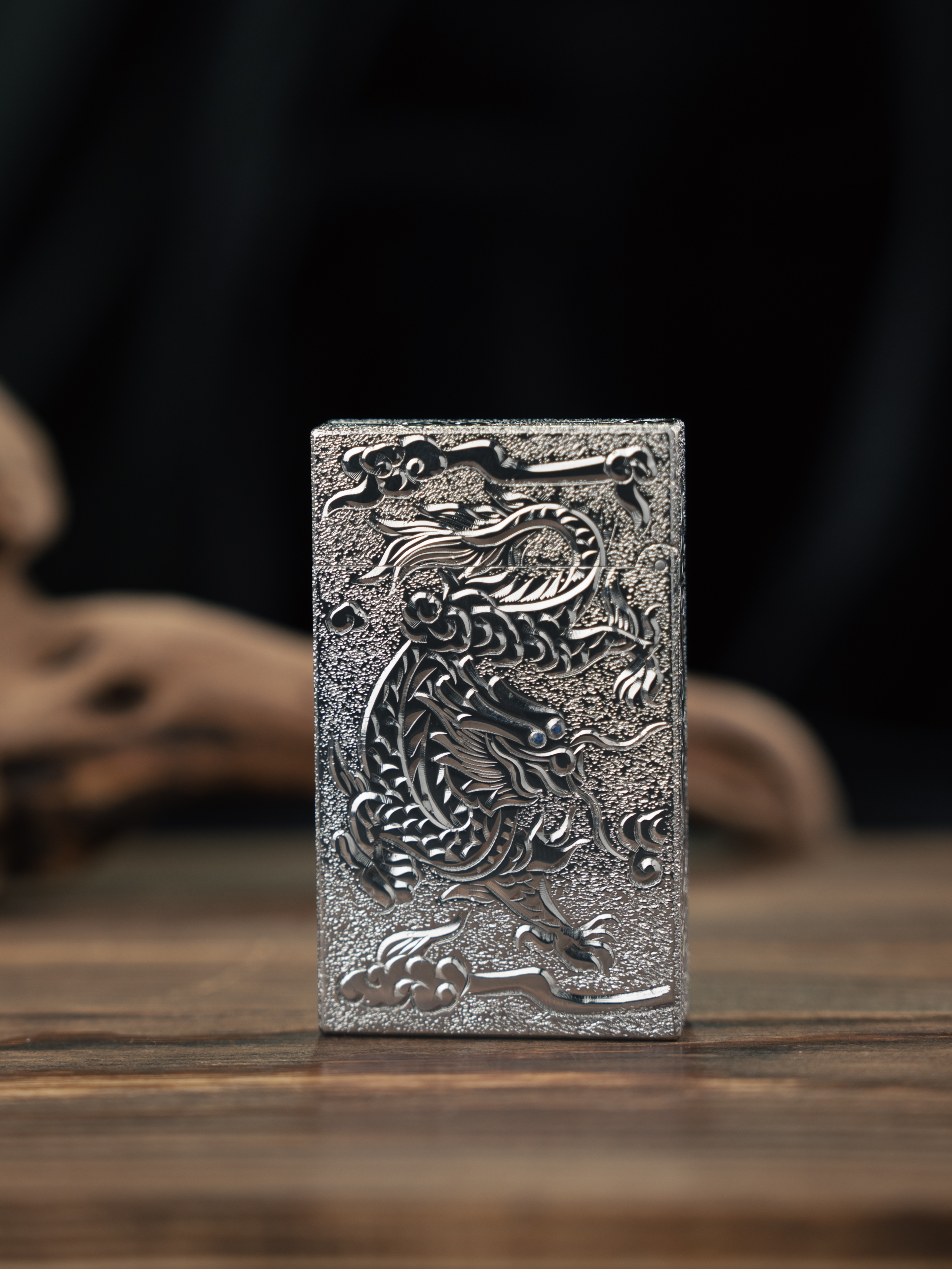 BUNCH "SPIRITUAL DRAGON" | Full Hand-Engraved Masterpiece | Borderless Inlay & Solid Brass Heritage