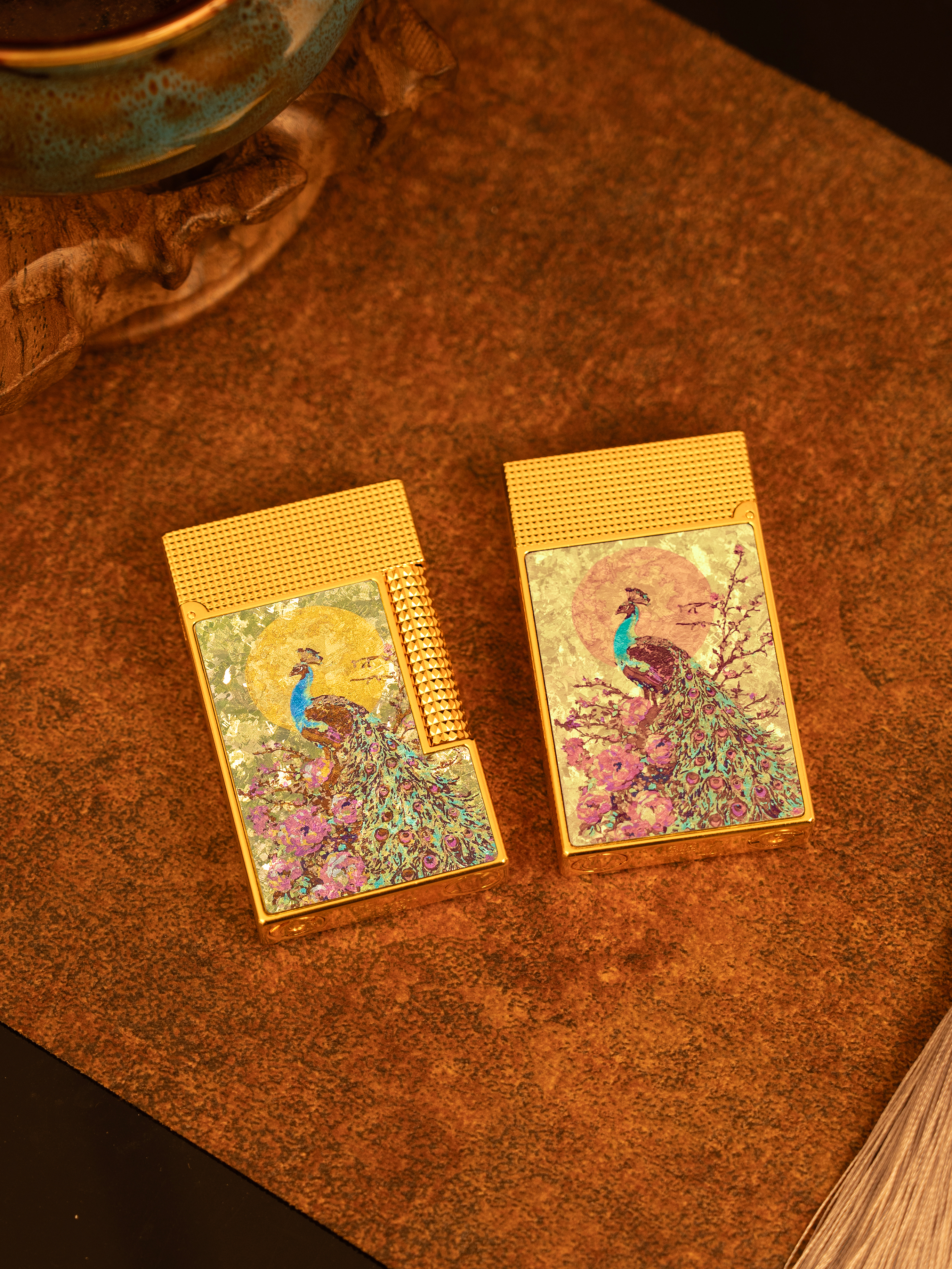 BUNCH "GOLDEN PLUME" | Artisan Titanium Inlay | Iconic Resonant "Ping" | Solid Integrated Brass Core