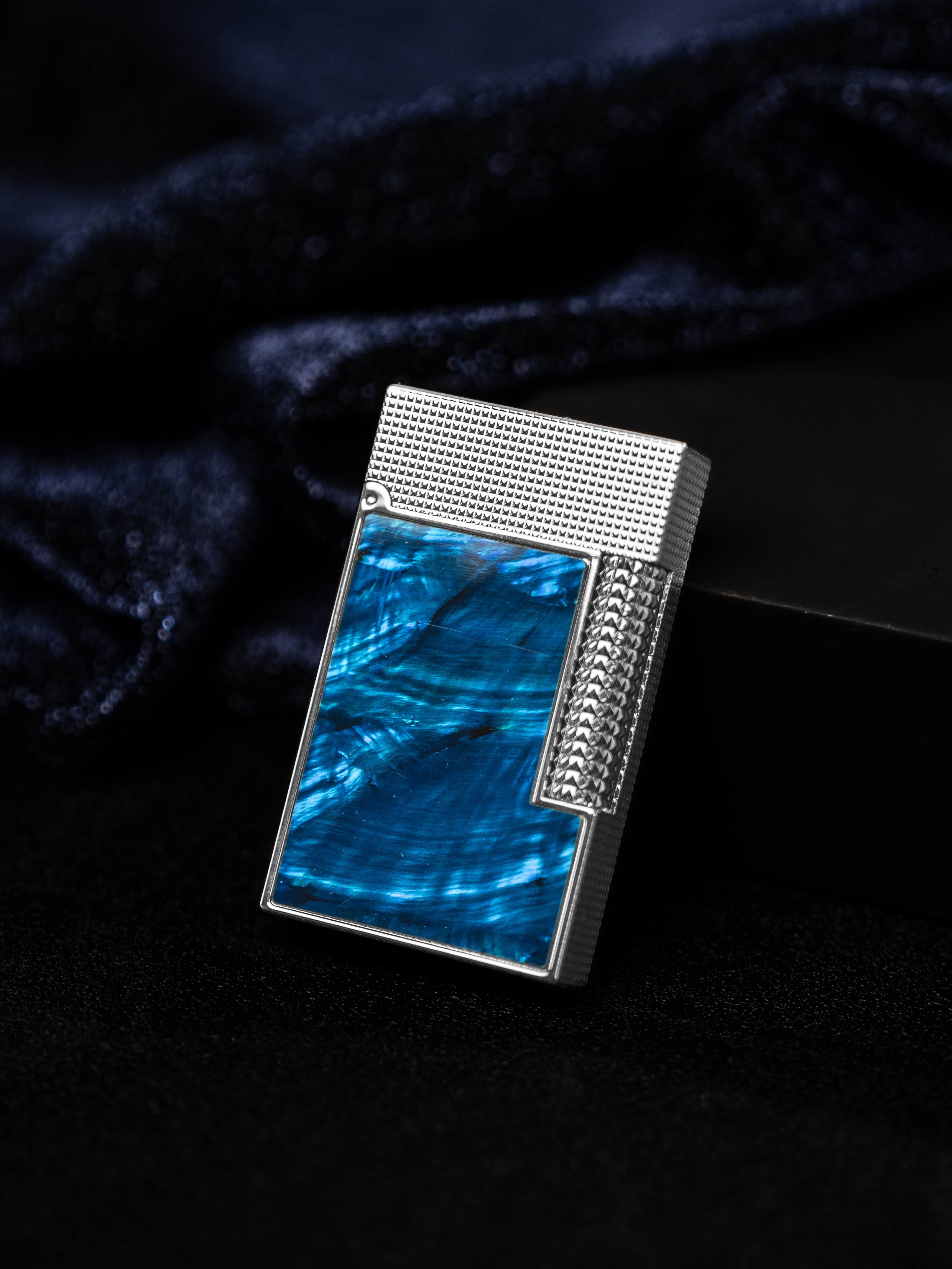 BUNCH "BLUE TEARS" | Mystic Raden Mother of Pearl Inlay | Iconic Resonant "Ping" | Solid Integrated Brass Core