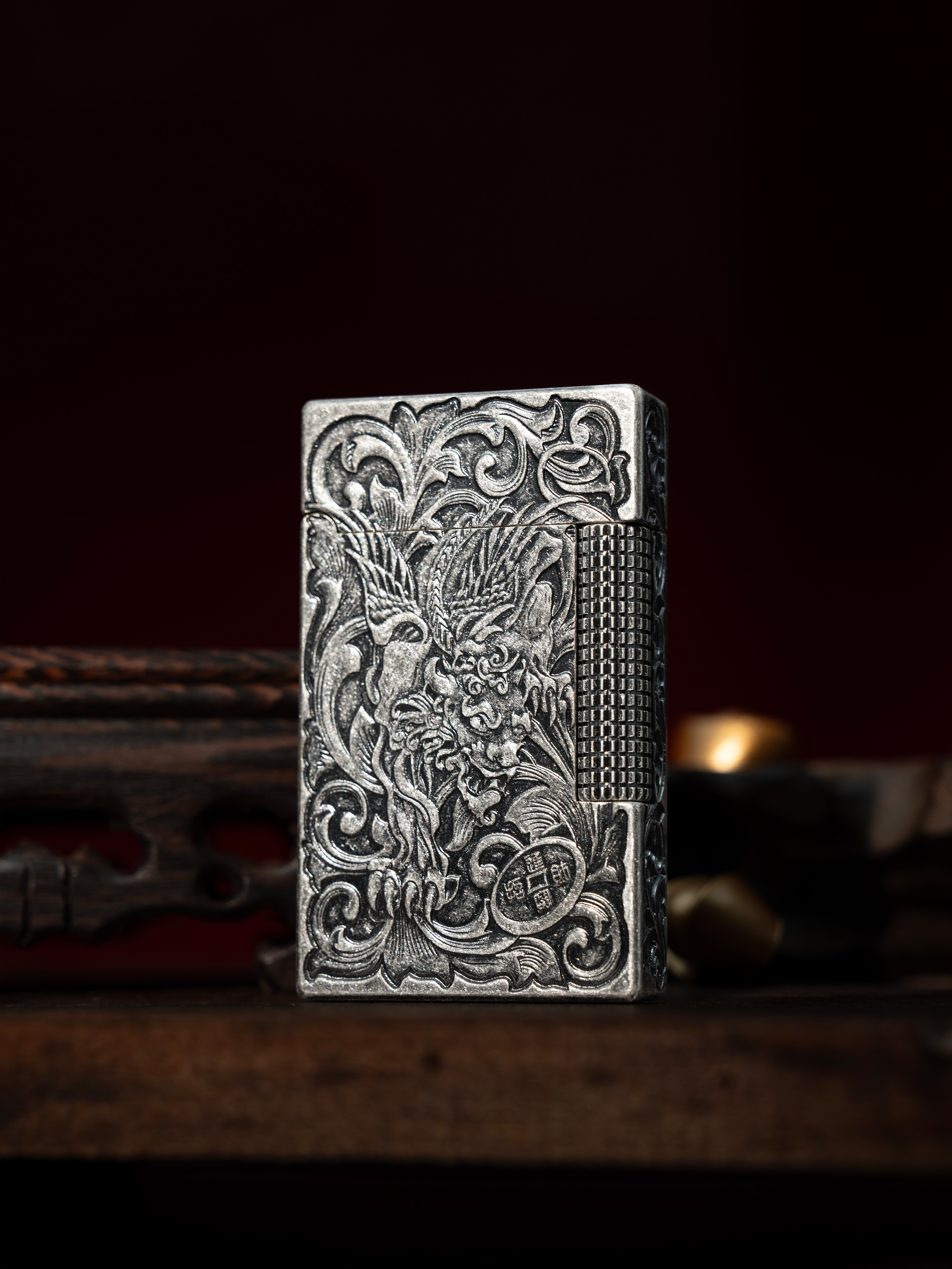 BUNCH "PIXIU" | 3D High-Relief Sculpted Masterpiece | Integrated Brass Wealth-Drawing Lighter