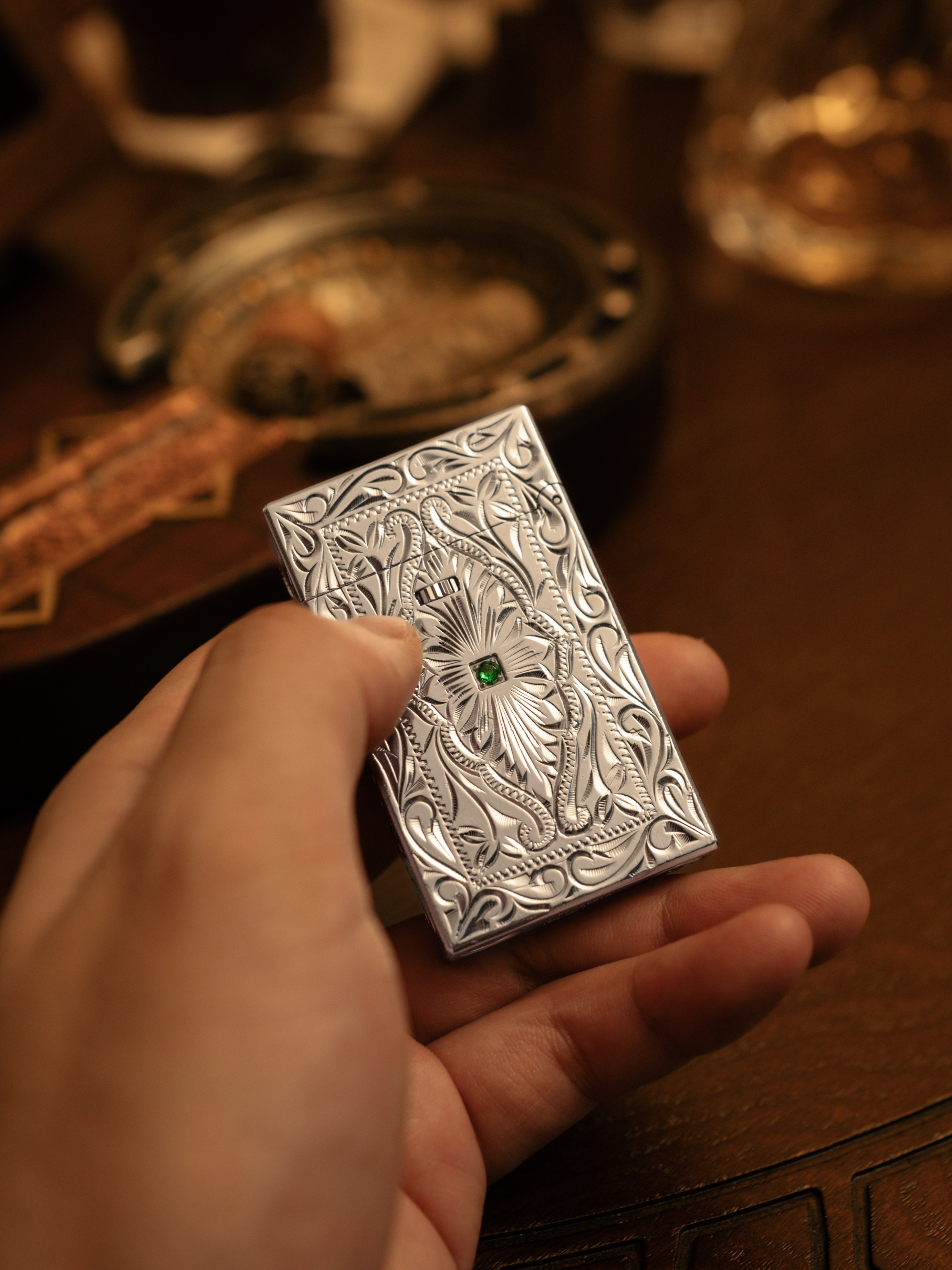 BUNCH "EMERALD DREAM" | 100% Full Hand-Engraved Artistry | Iconic Resonant "Ping" | 13.2mm Robust Solid Brass