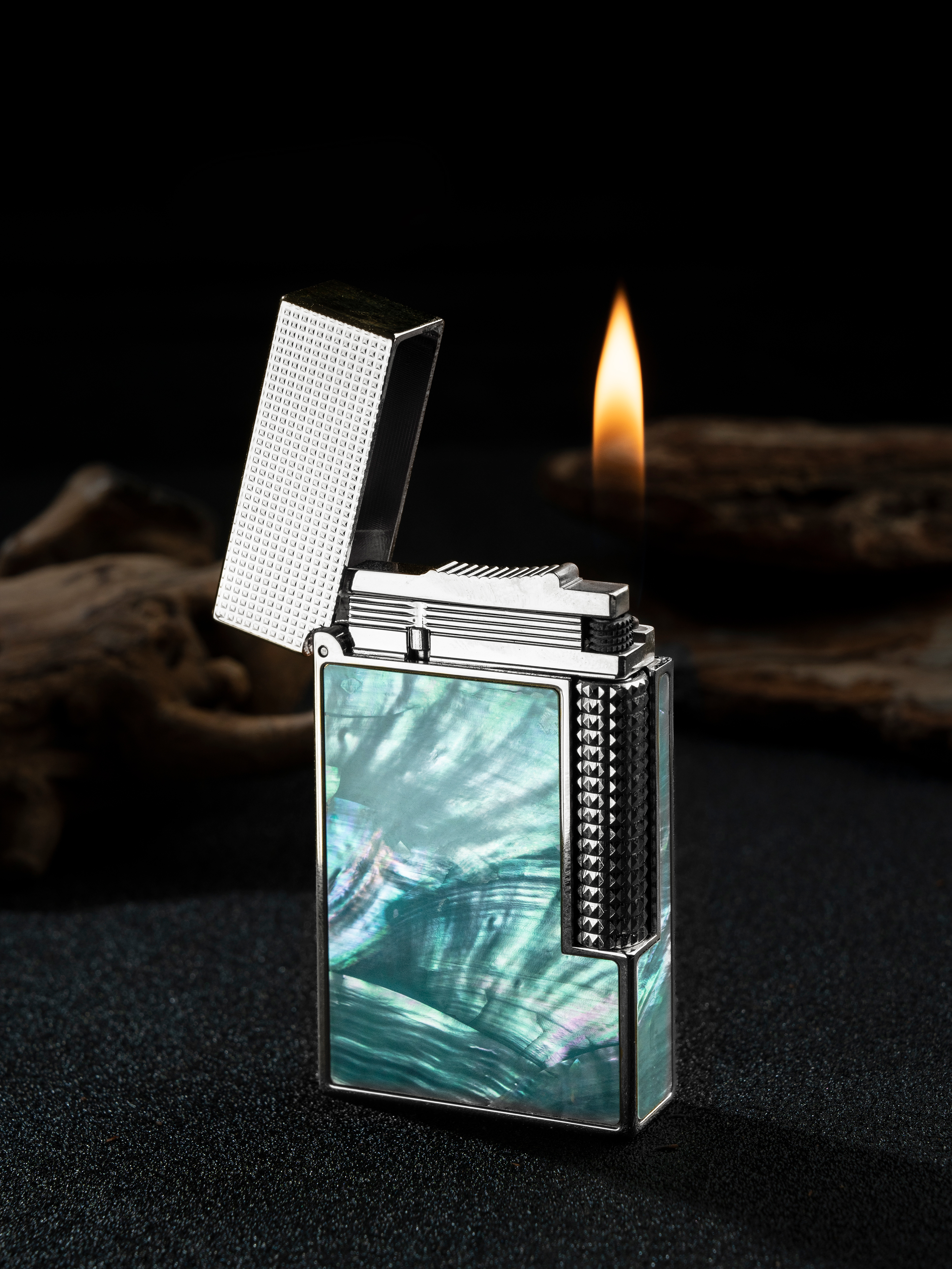 BUNCH "HEART OF THE OCEAN" | Genuine Raden Mother of Pearl Inlay | Iconic Resonant "Ping" | Solid Integrated Brass Core