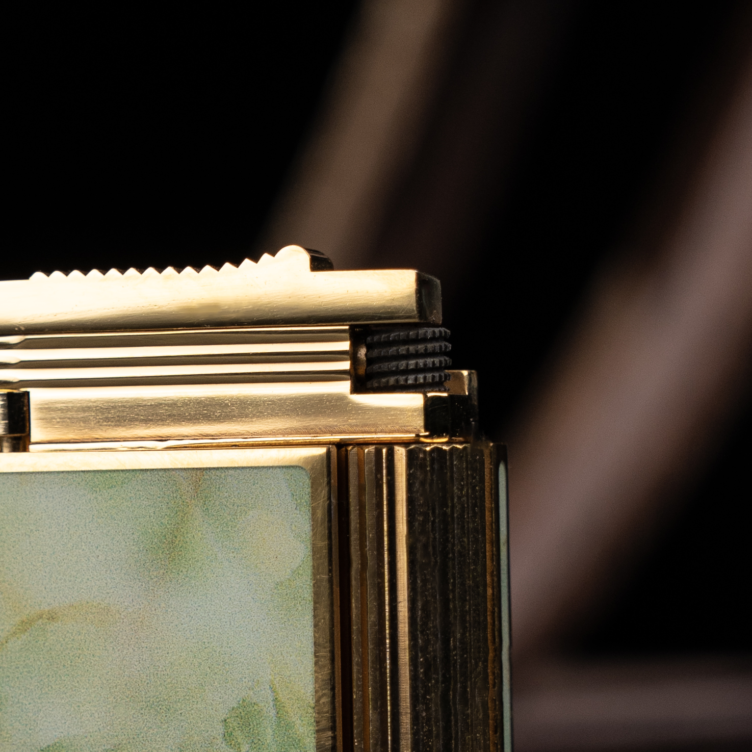 BUNCH "BLUE CLOUD" Traditional Urushi Lacquer Finish | 18K Gold-Plated Trim | Solid Integrated Brass Core