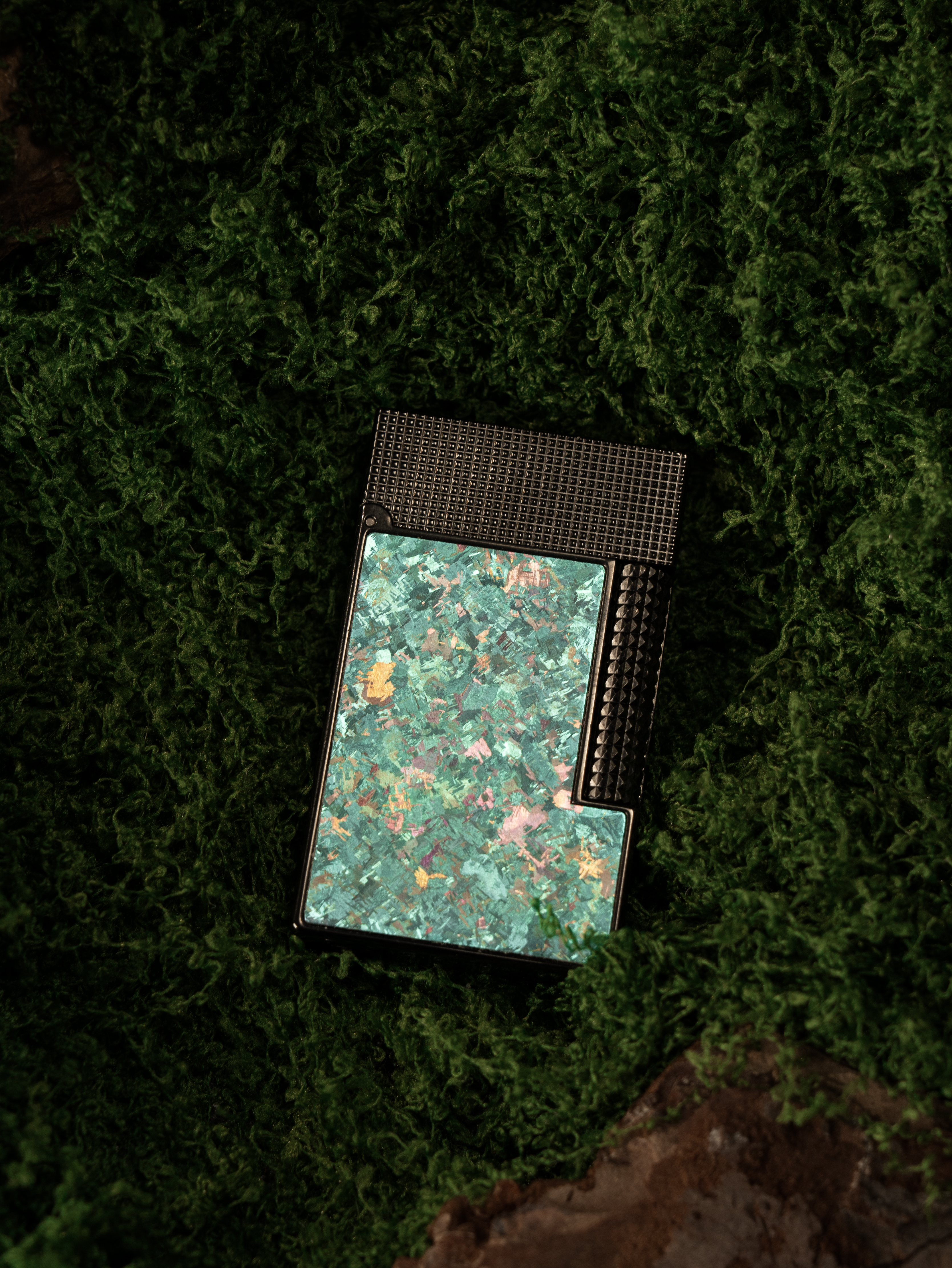 BUNCH "FOREST IMPRESSION" | Grade 5 Titanium Alloy Inlay | Nature-Inspired Industrial Design | Solid Integrated Brass Core