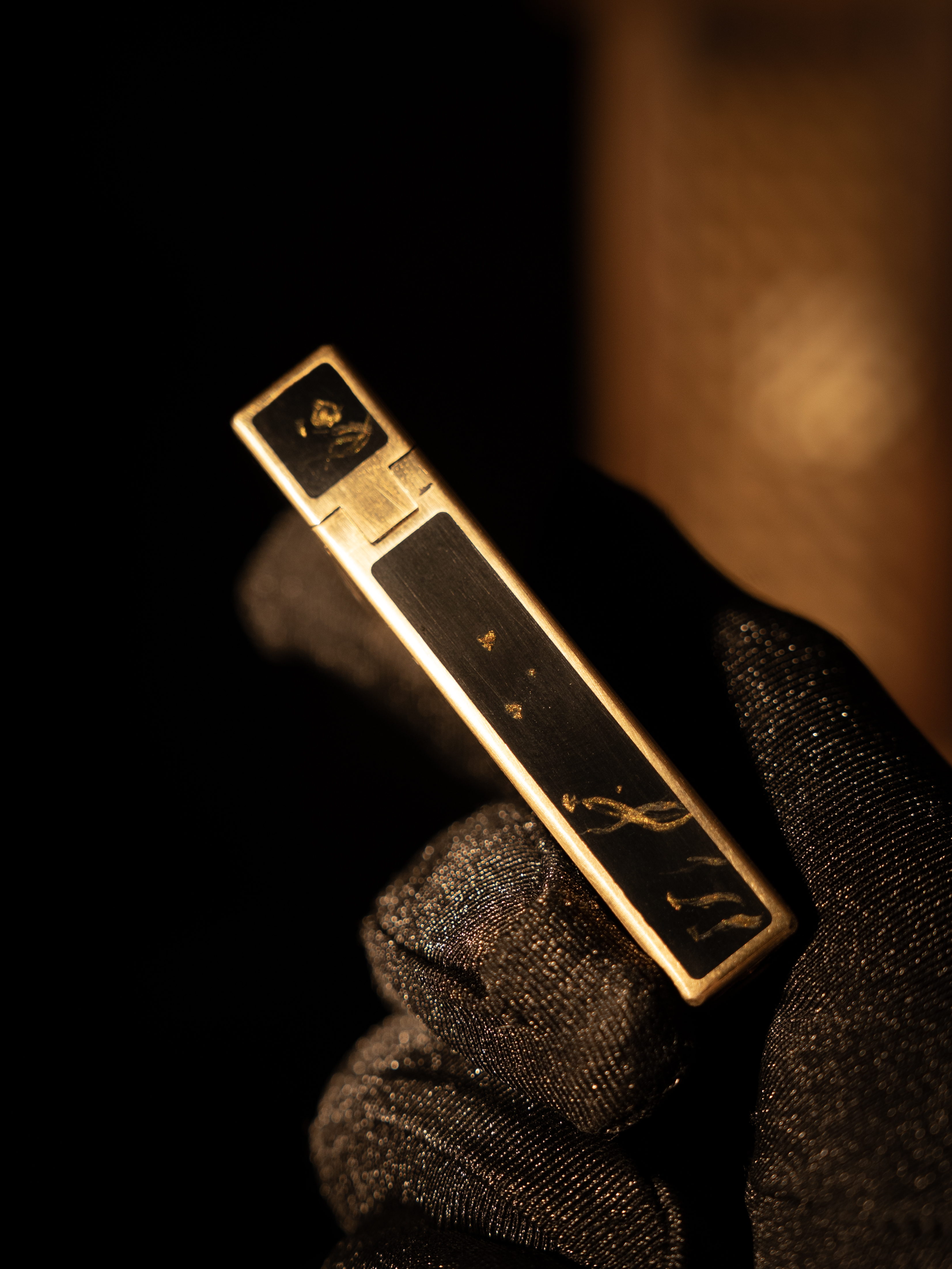 BUNCH "ONYX URUSHI - GOLDEN ROAR" | Hand-Painted Gold Tiger | Iconic Resonant "Ping" | Solid Integrated Brass Core