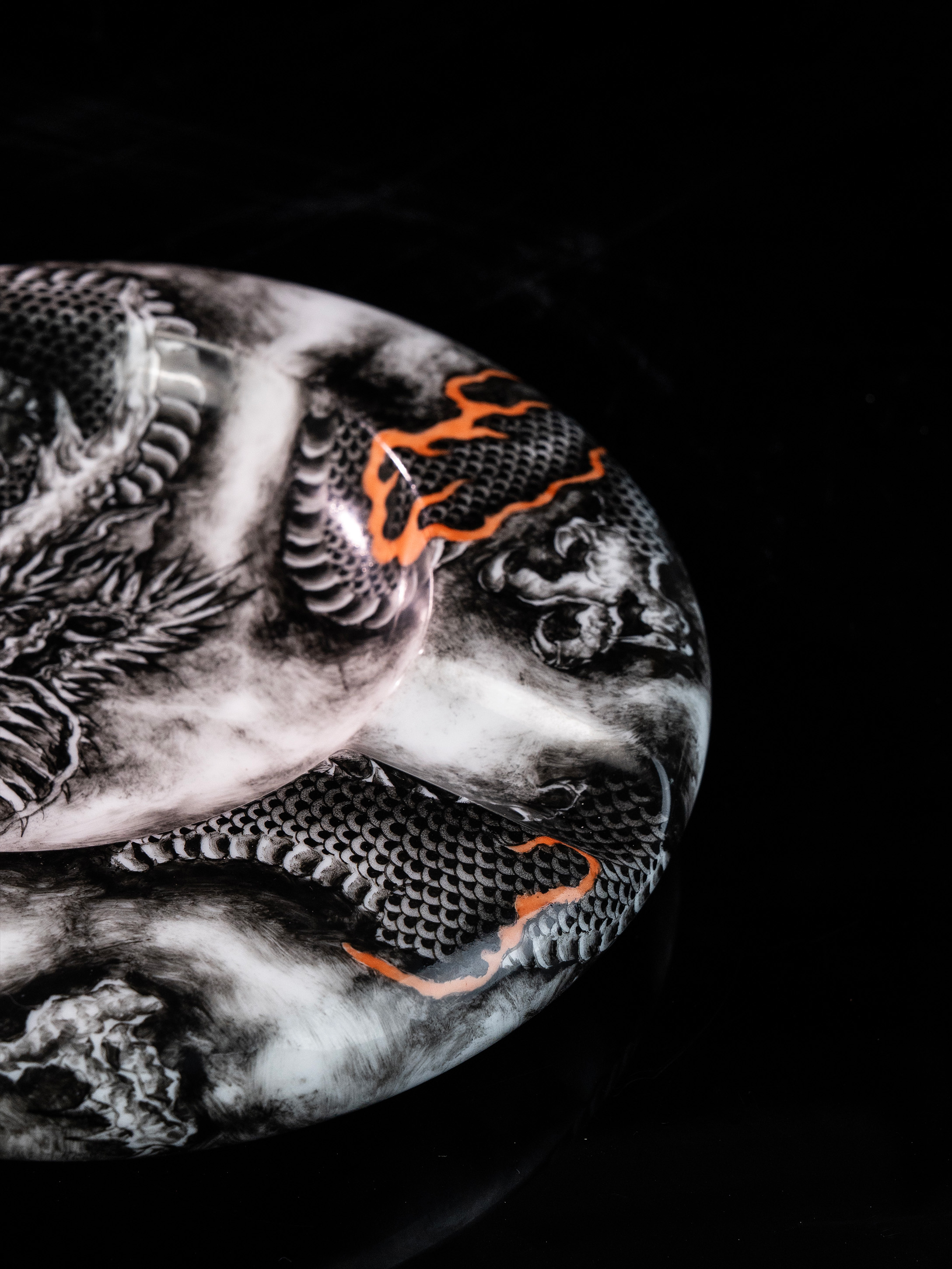 BUNCH "INK DRAGON" | Artisan Ink Style Heritage Cigar Tray