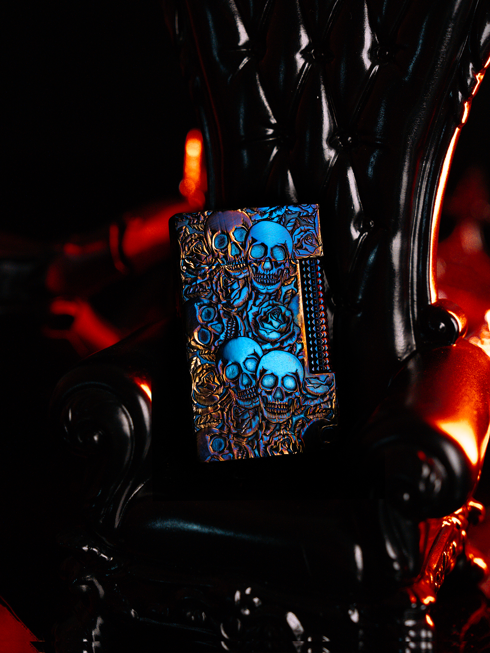 BUNCH "WITHER" | 5-Sided Deep Engraving | The Iconic Resonant "Ping" | Seamless Withered Texture Brass