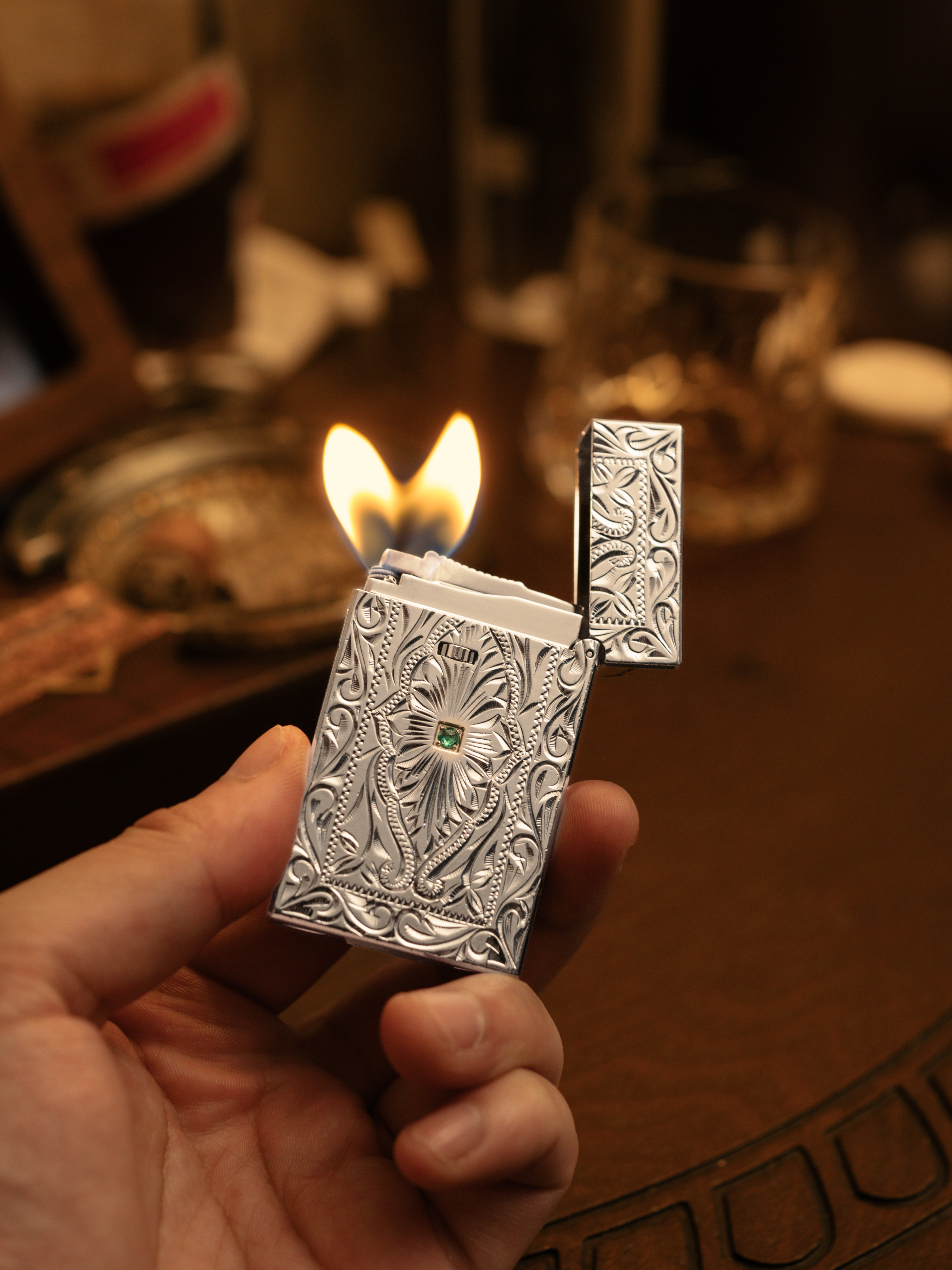 BUNCH "EMERALD DREAM" | 100% Full Hand-Engraved Artistry | Iconic Resonant "Ping" | 13.2mm Robust Solid Brass