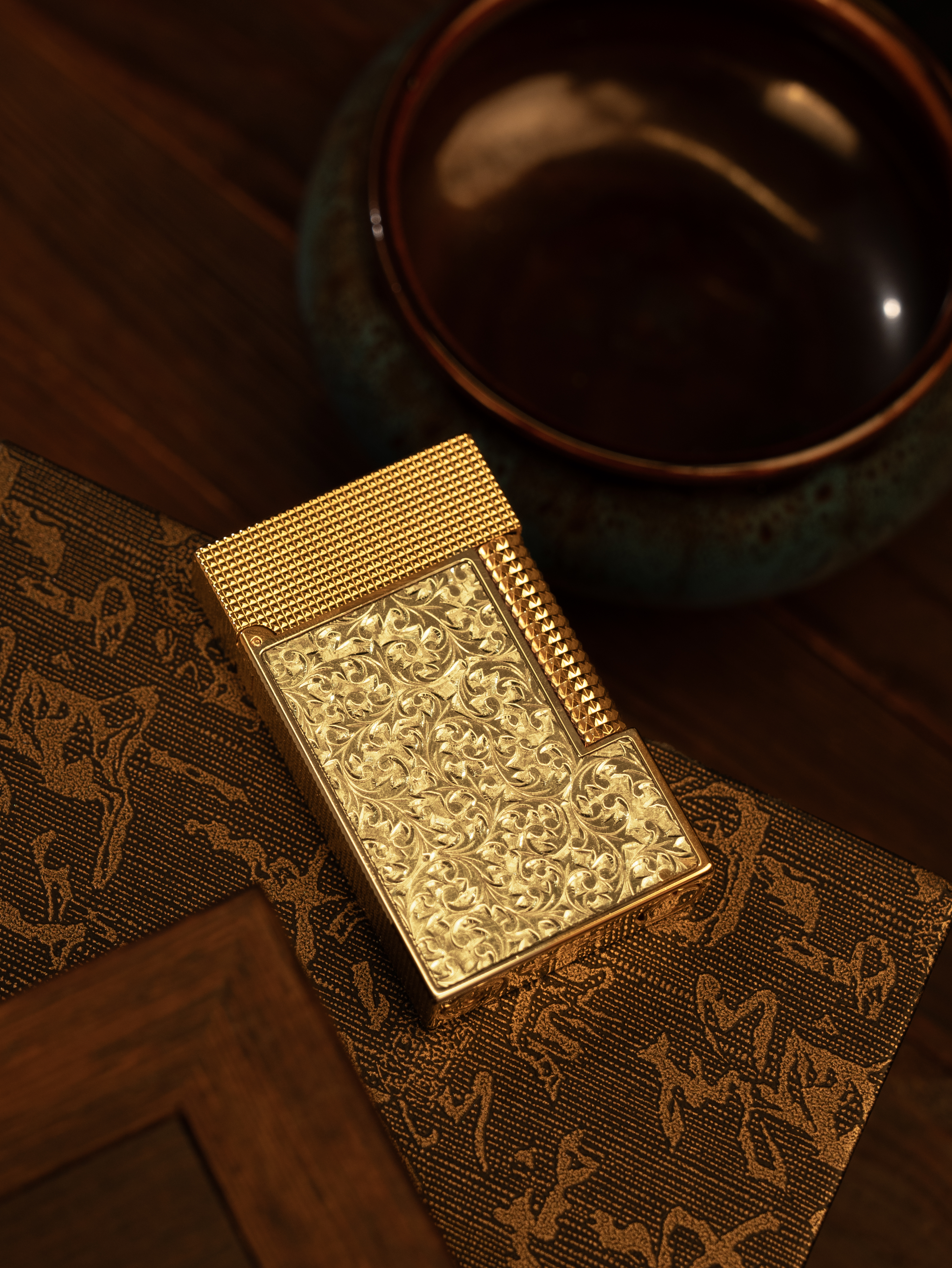 BUNCH "GOLDEN SCROLL" | High-Temp Mirror Electroplating | Iconic Resonant "Ping" | Solid Integrated Brass Core