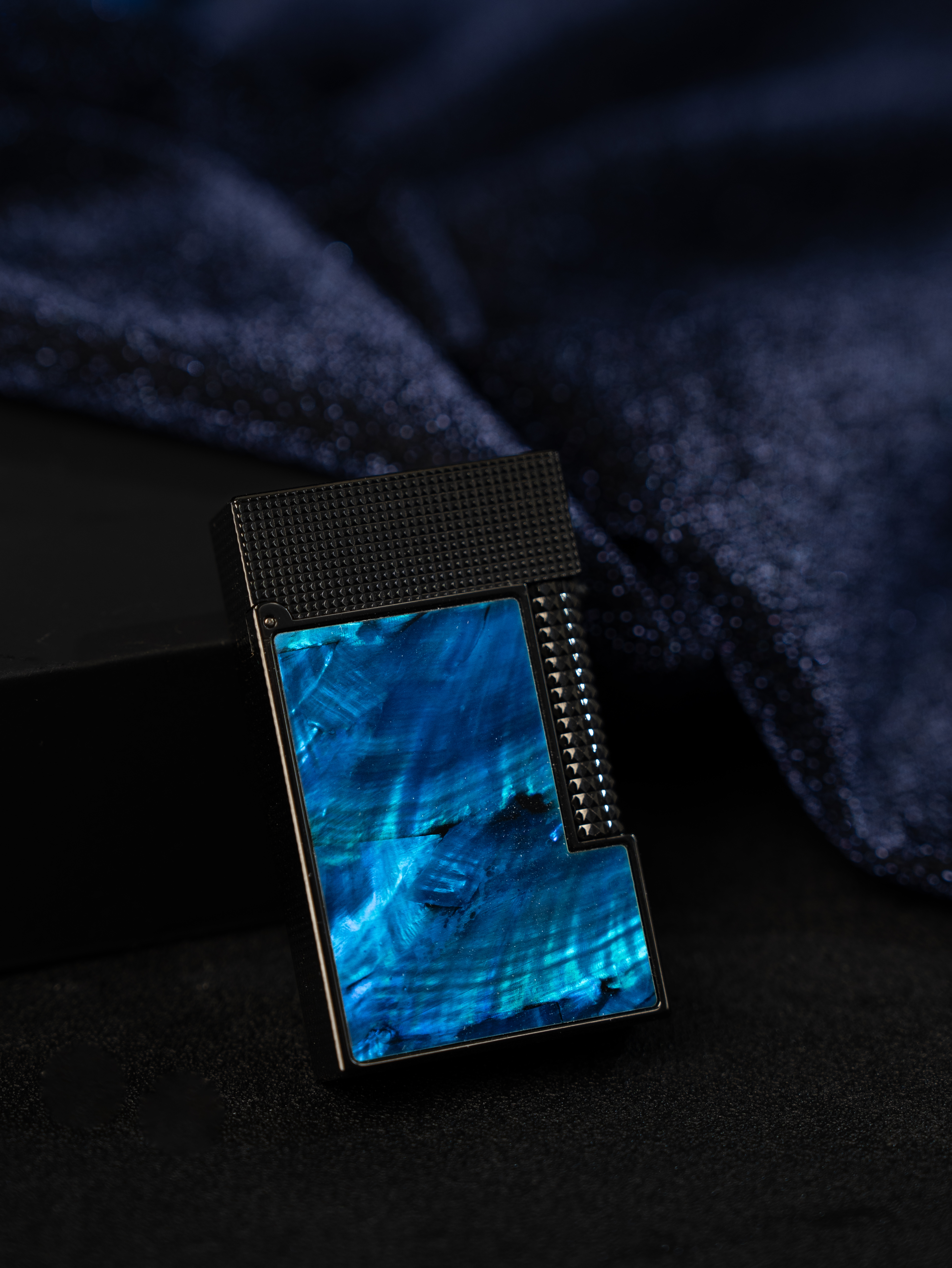 BUNCH "BLUE TEARS" | Mystic Raden Mother of Pearl Inlay | Iconic Resonant "Ping" | Solid Integrated Brass Core