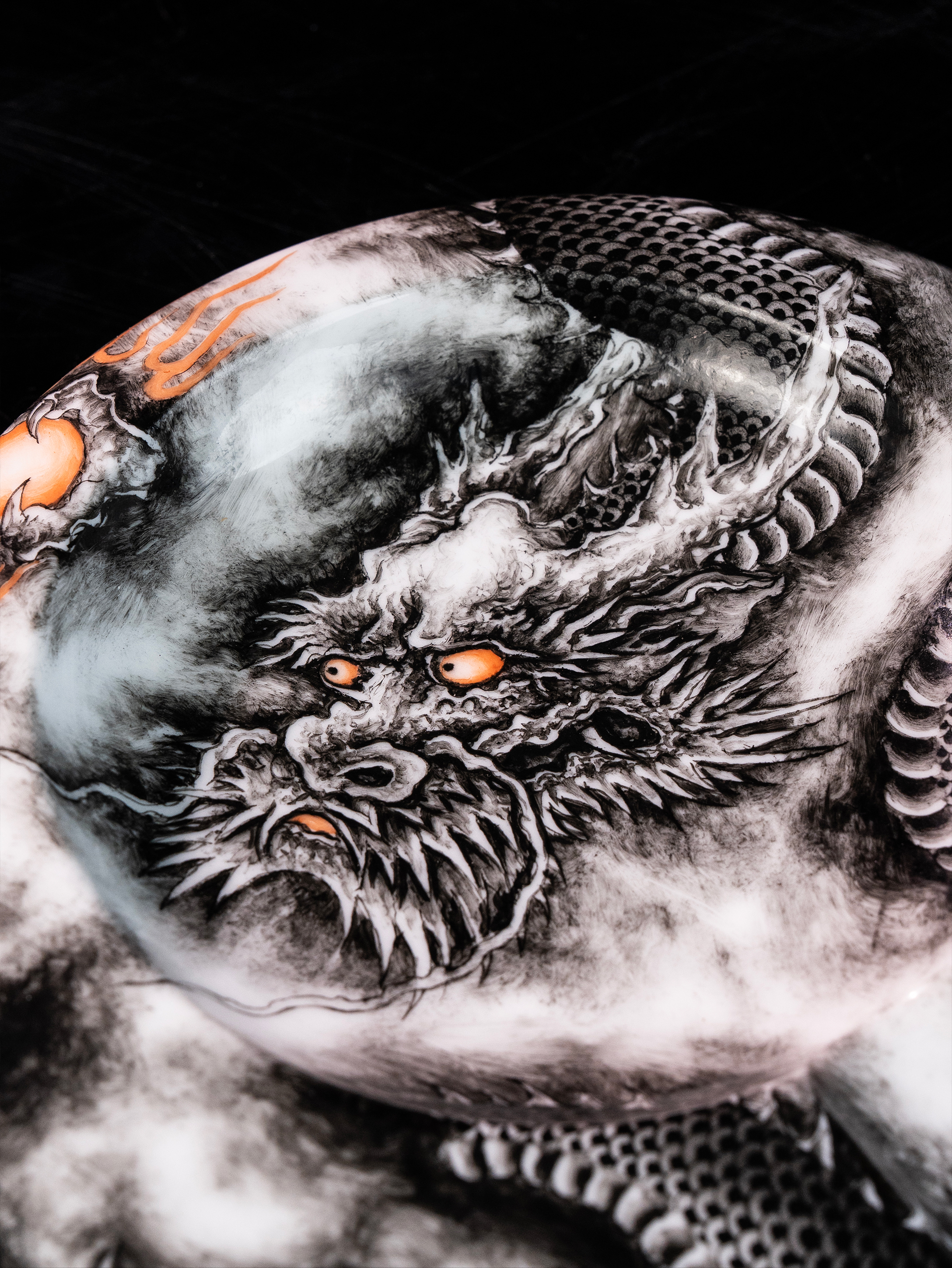 BUNCH "INK DRAGON" | Artisan Ink Style Heritage Cigar Tray