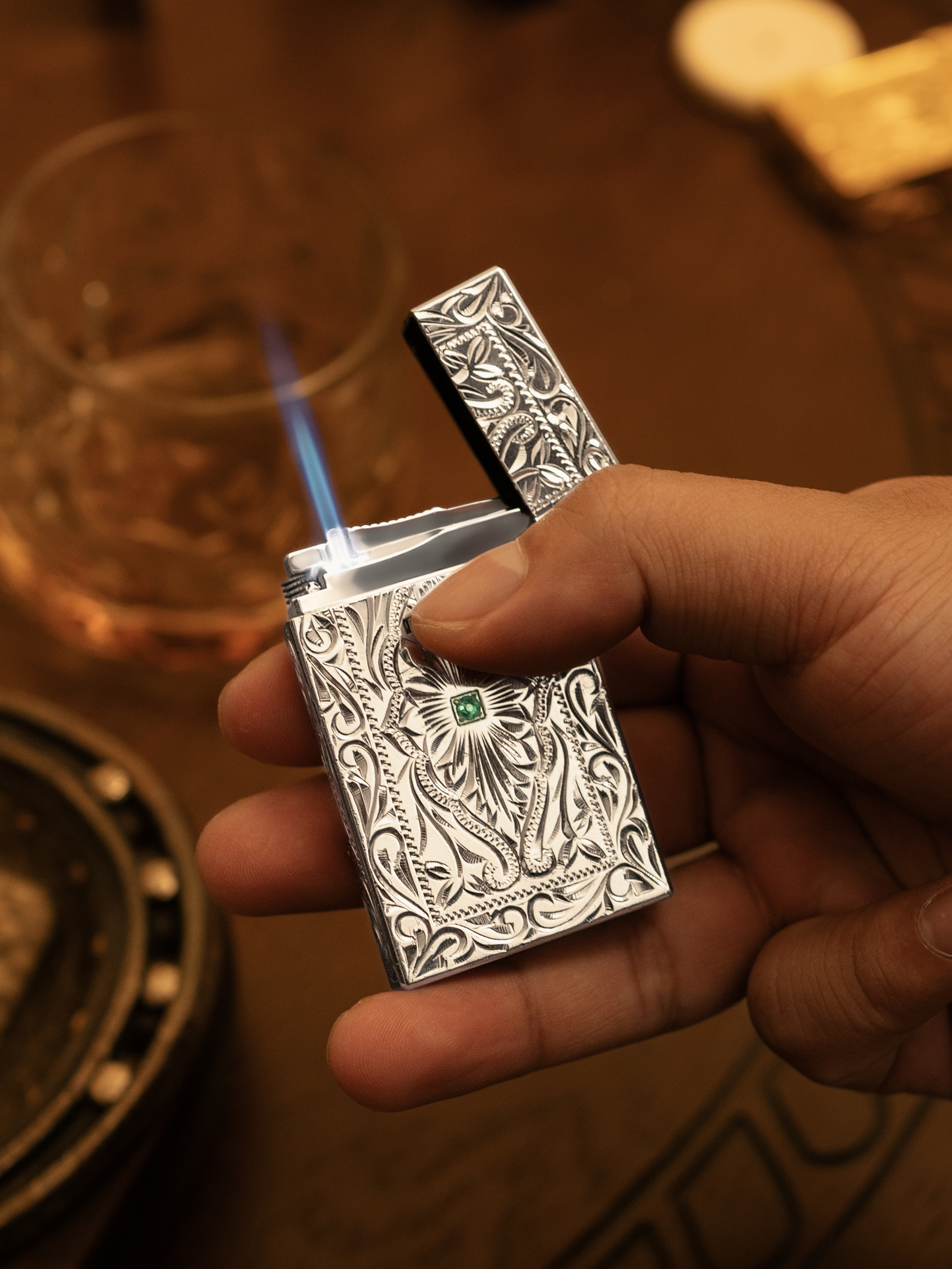 BUNCH "EMERALD DREAM" | 100% Full Hand-Engraved Artistry | Iconic Resonant "Ping" | 13.2mm Robust Solid Brass