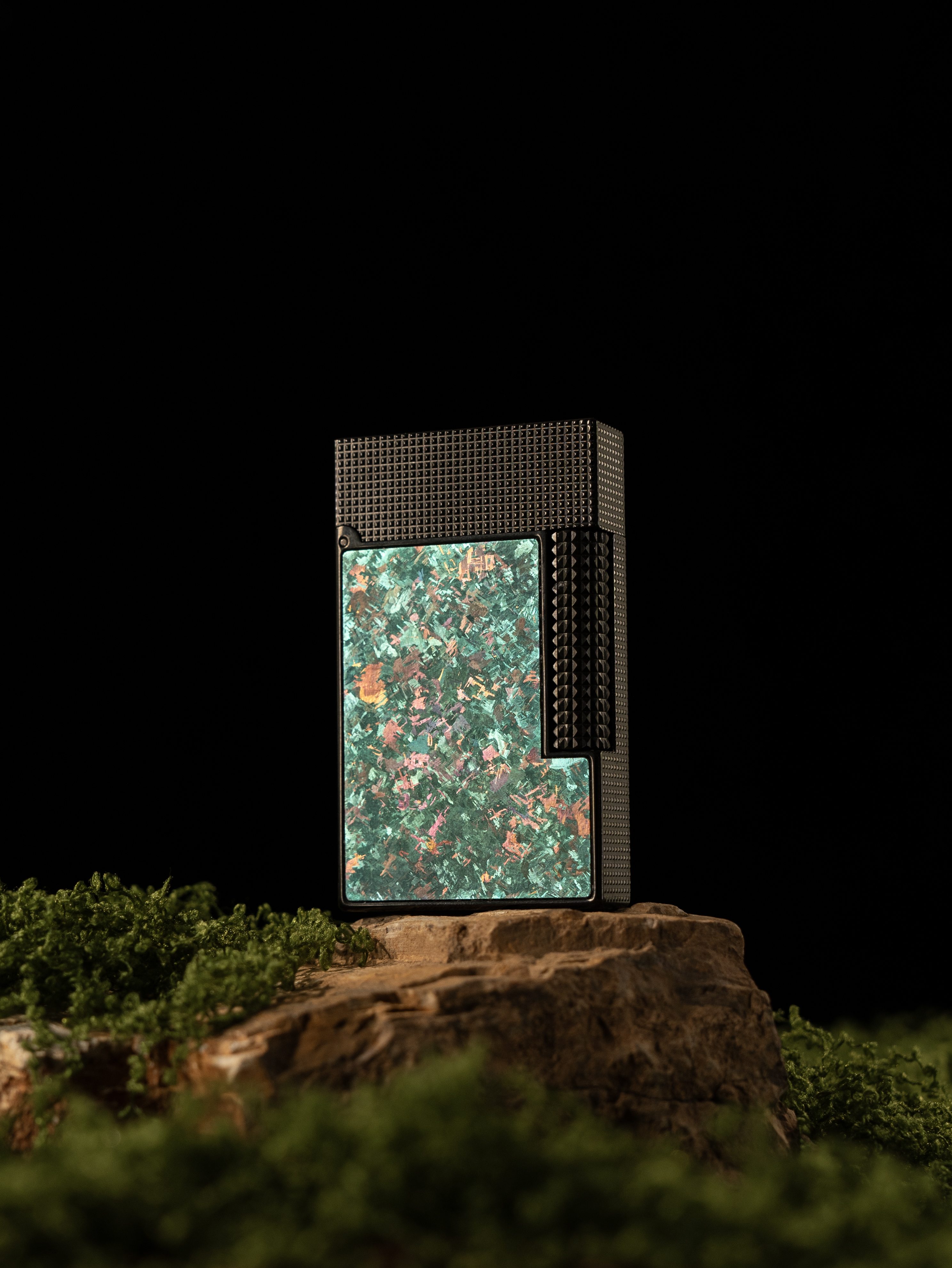 BUNCH "FOREST IMPRESSION" | Grade 5 Titanium Alloy Inlay | Nature-Inspired Industrial Design | Solid Integrated Brass Core