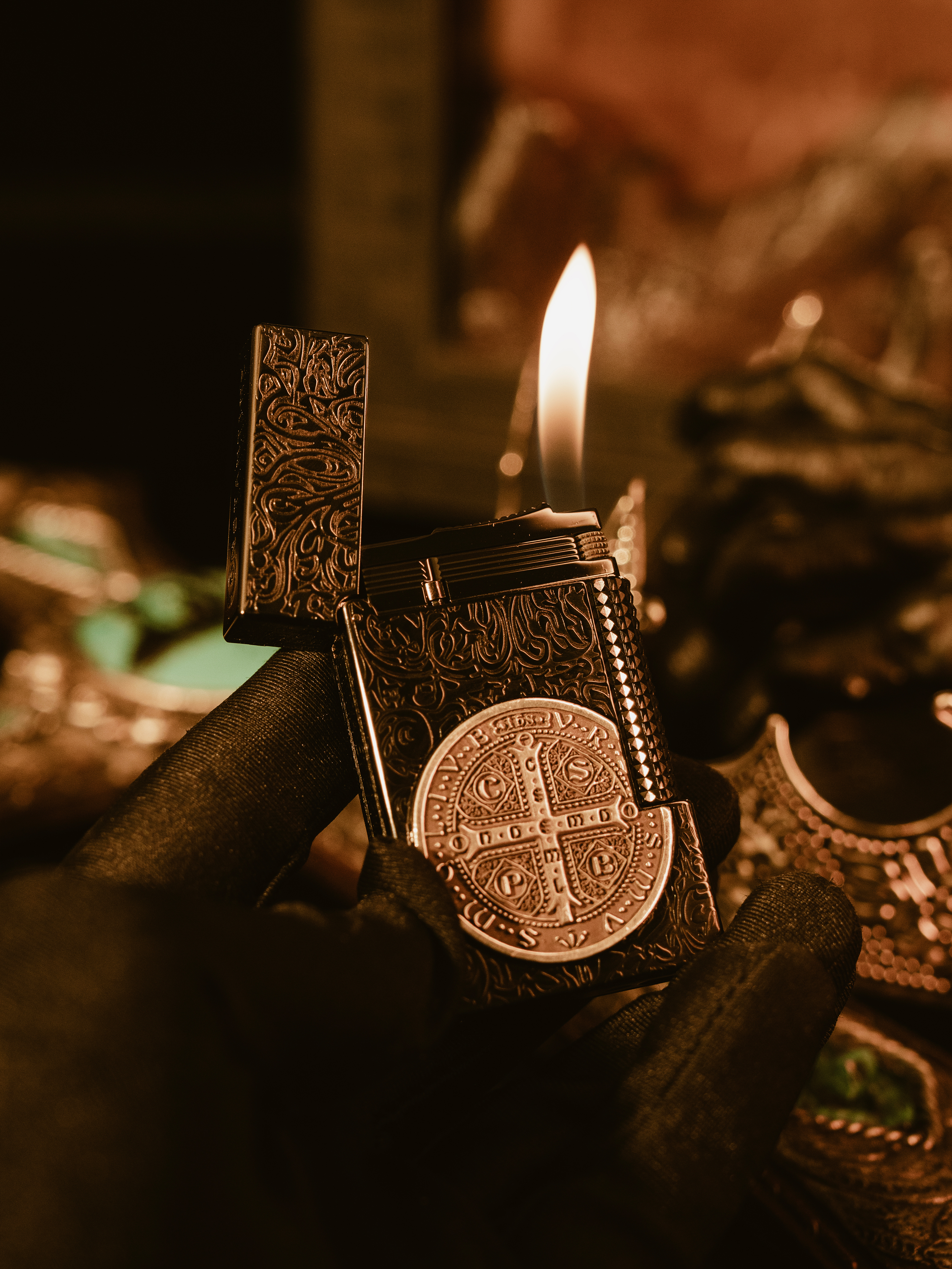 BUNCH "CONSTANTINE" | Quad-Side Precision Deep Engraving | Iconic Resonant "Ping" | Solid Integrated Brass Core