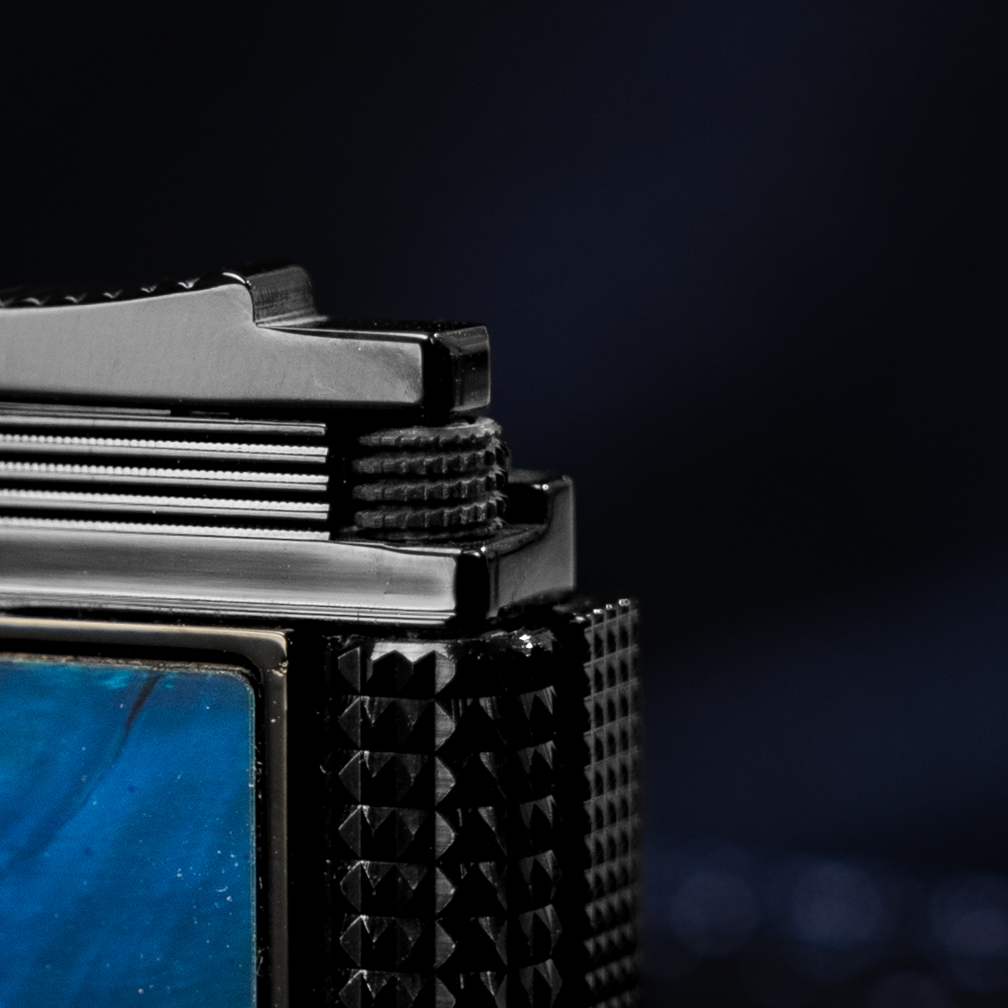 BUNCH "BLUE TEARS" | Mystic Raden Mother of Pearl Inlay | Iconic Resonant "Ping" | Solid Integrated Brass Core