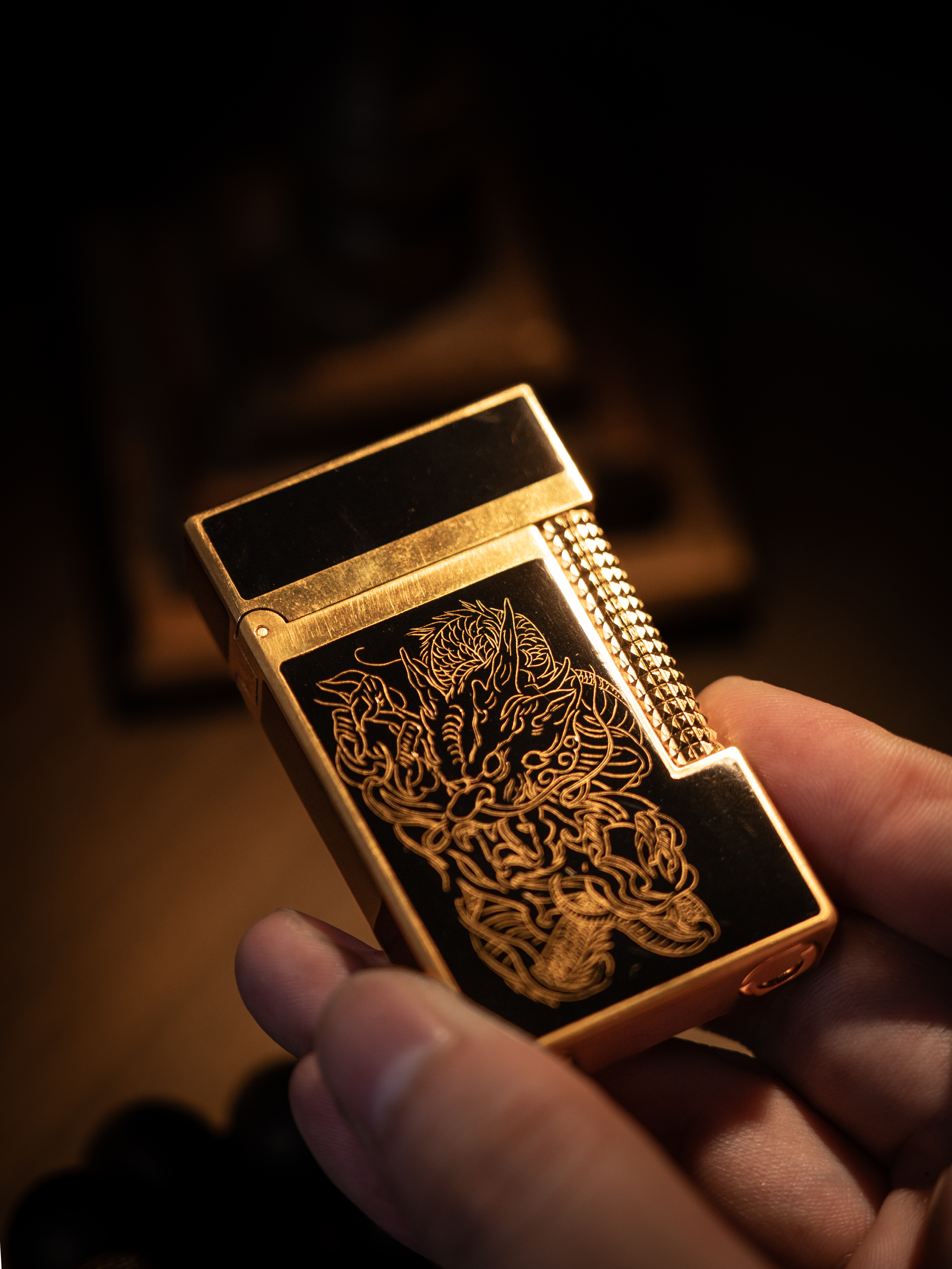 BUNCH "DRAGON & TIGER" | Collector Presentation Set | Luxury Lighter