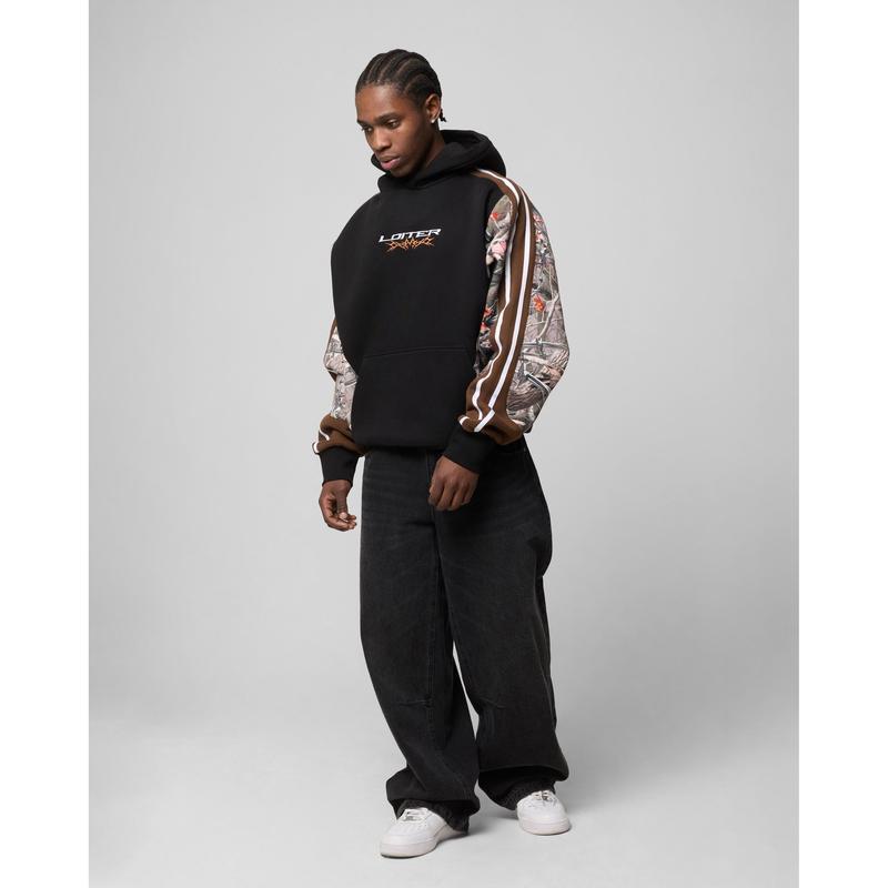 Loiter Hunter Patchwork Hoodie Real Tree Camo