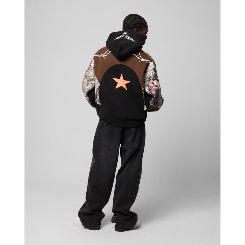 Loiter Hunter Patchwork Hoodie Real Tree Camo