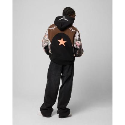 Loiter Hunter Patchwork Hoodie Real Tree Camo