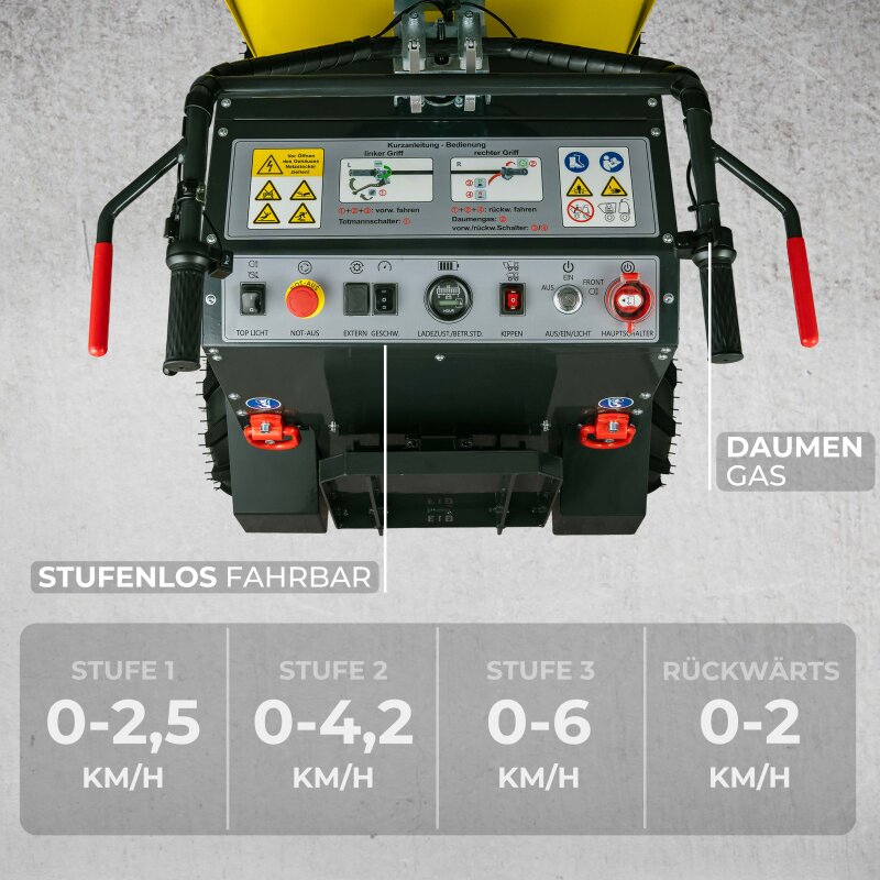 Electric wheelbarrow - mini dumper