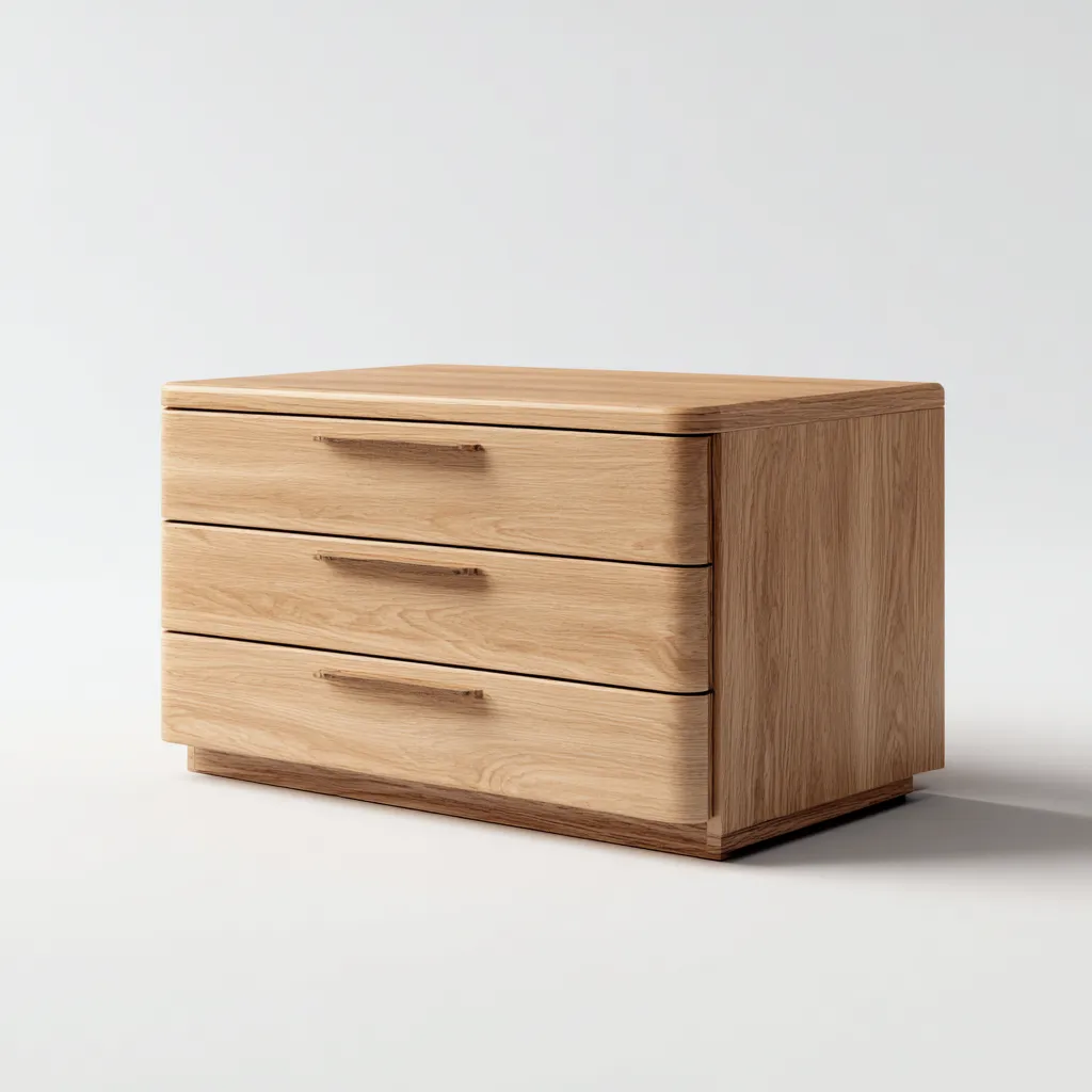 Armoire de bureau - bois - 78x45x62 cm - chêne - design moderne-Casagetlab